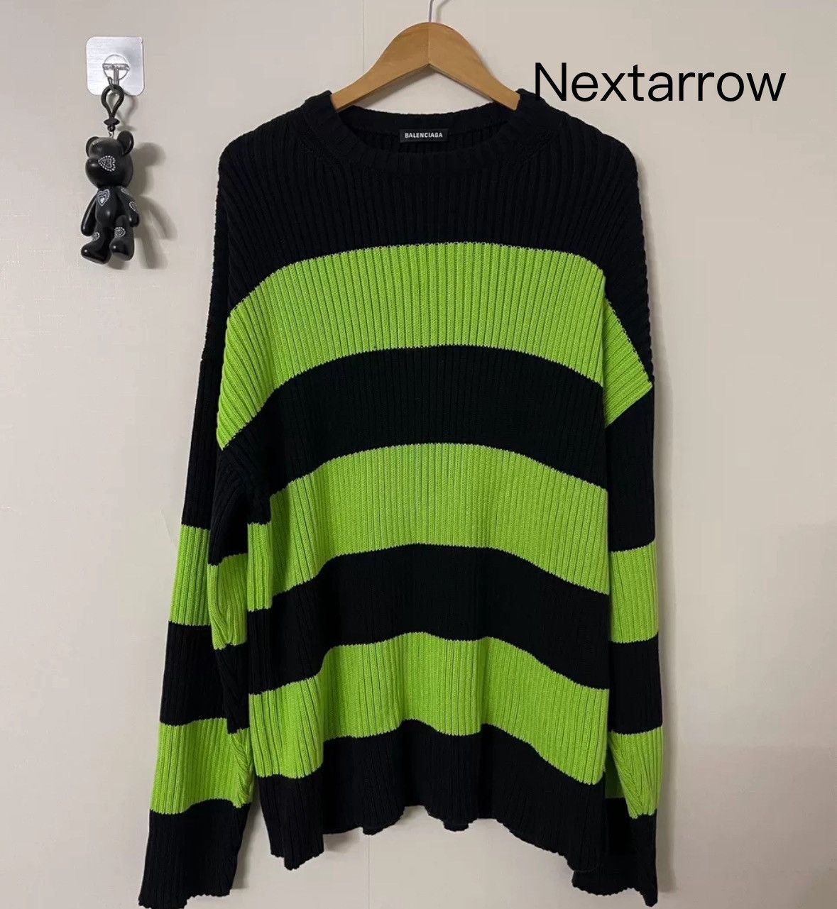 Clothing Balenciaga Sweater Mens Green Balenciaga Top (Large, And