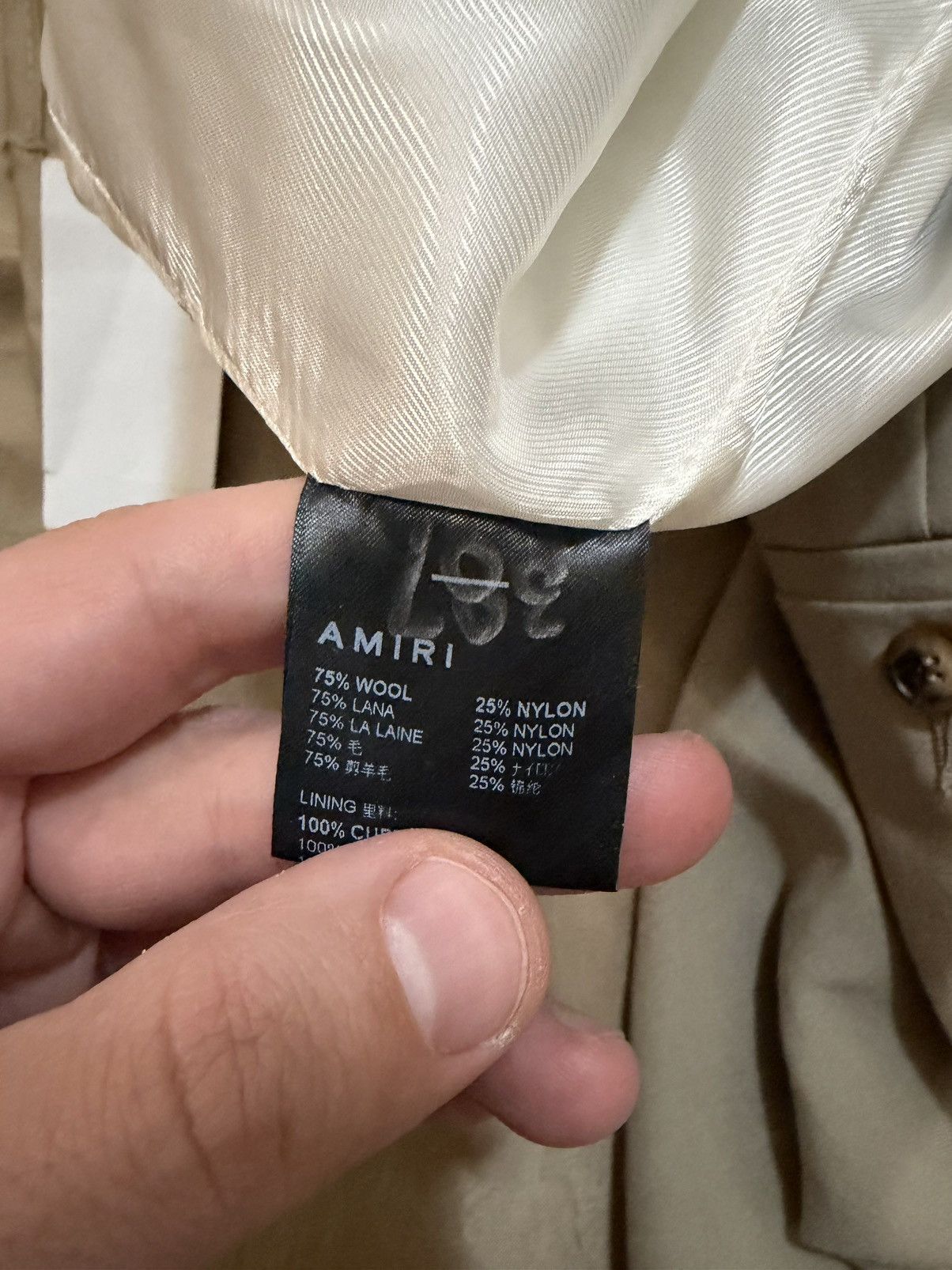 Amiri Amiri Wool-blend Bermuda shorts size 50 Size US 34 / EU 50 - 5 Thumbnail