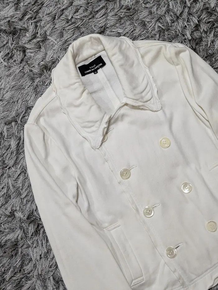 Comme des Garcons S/S 2003 Comme Des Garcons Cotton Cropped Jacket Size M / US 6-8 / IT 42-44 - 7 Thumbnail