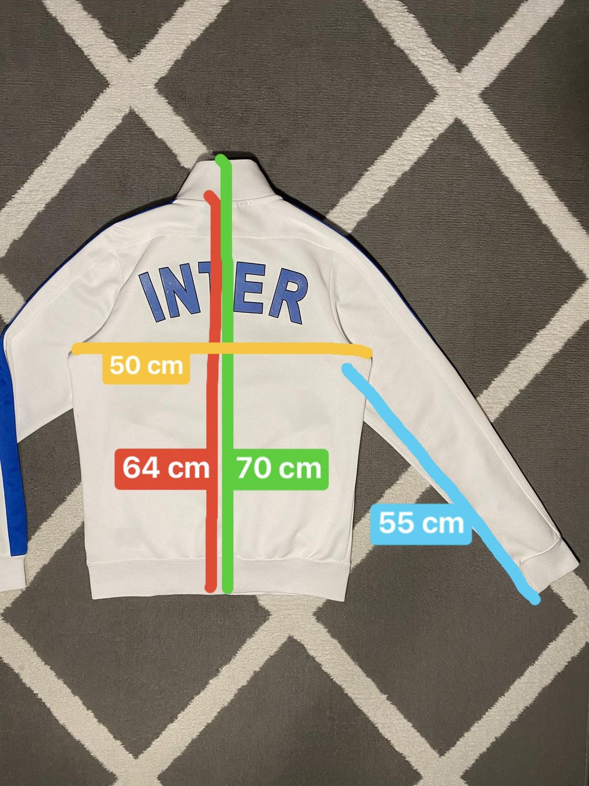 Nike Nike Inter Milan Track Jacket Soccer Blokecore Drill Drip Size US S / EU 44-46 / 1 - 15 Thumbnail