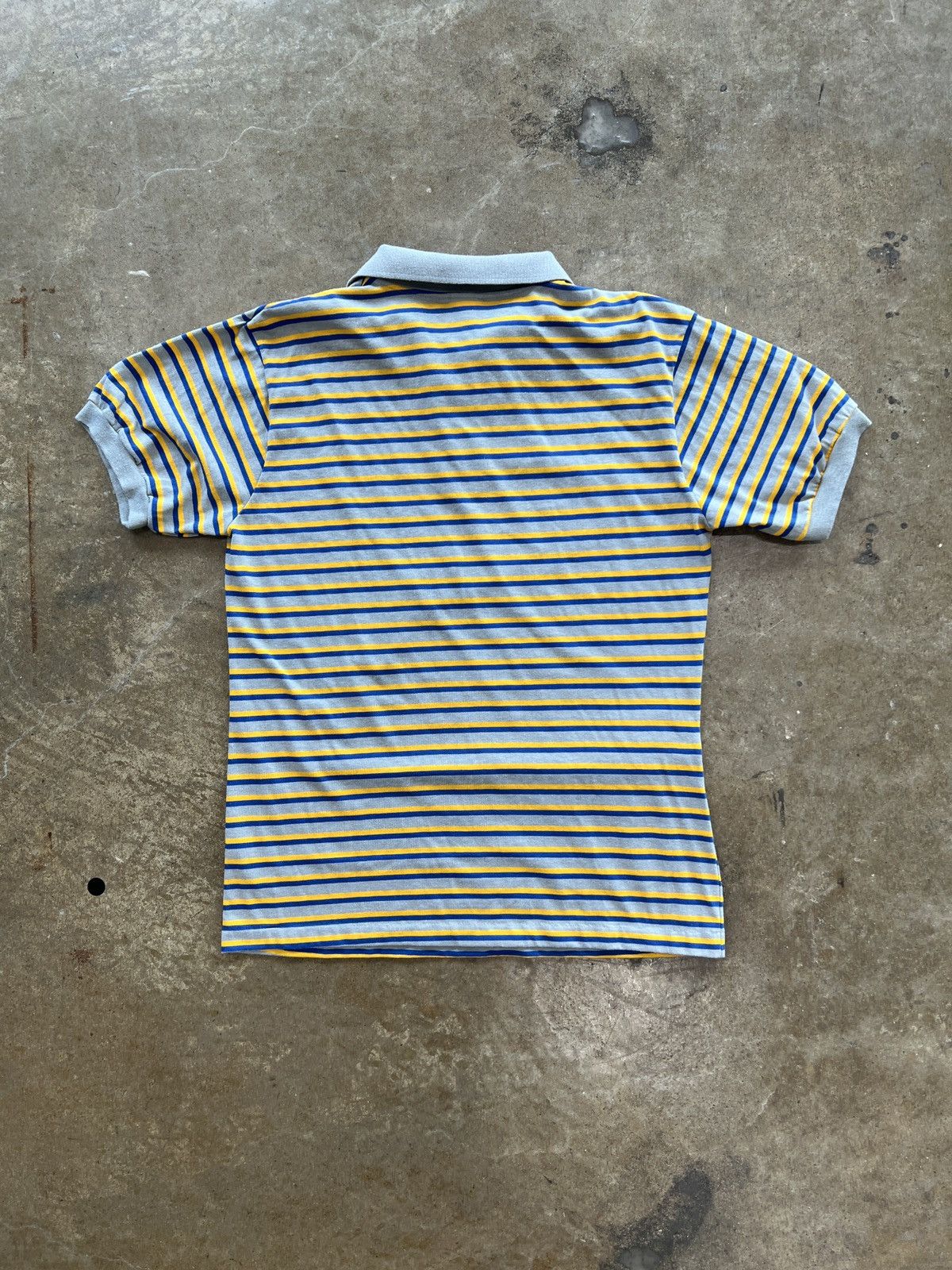 Ocean Pacific Vintage Ocean Pacific OP Single Stitch Stripe Polo XL Size US XL / EU 56 / 4 - 4 Thumbnail