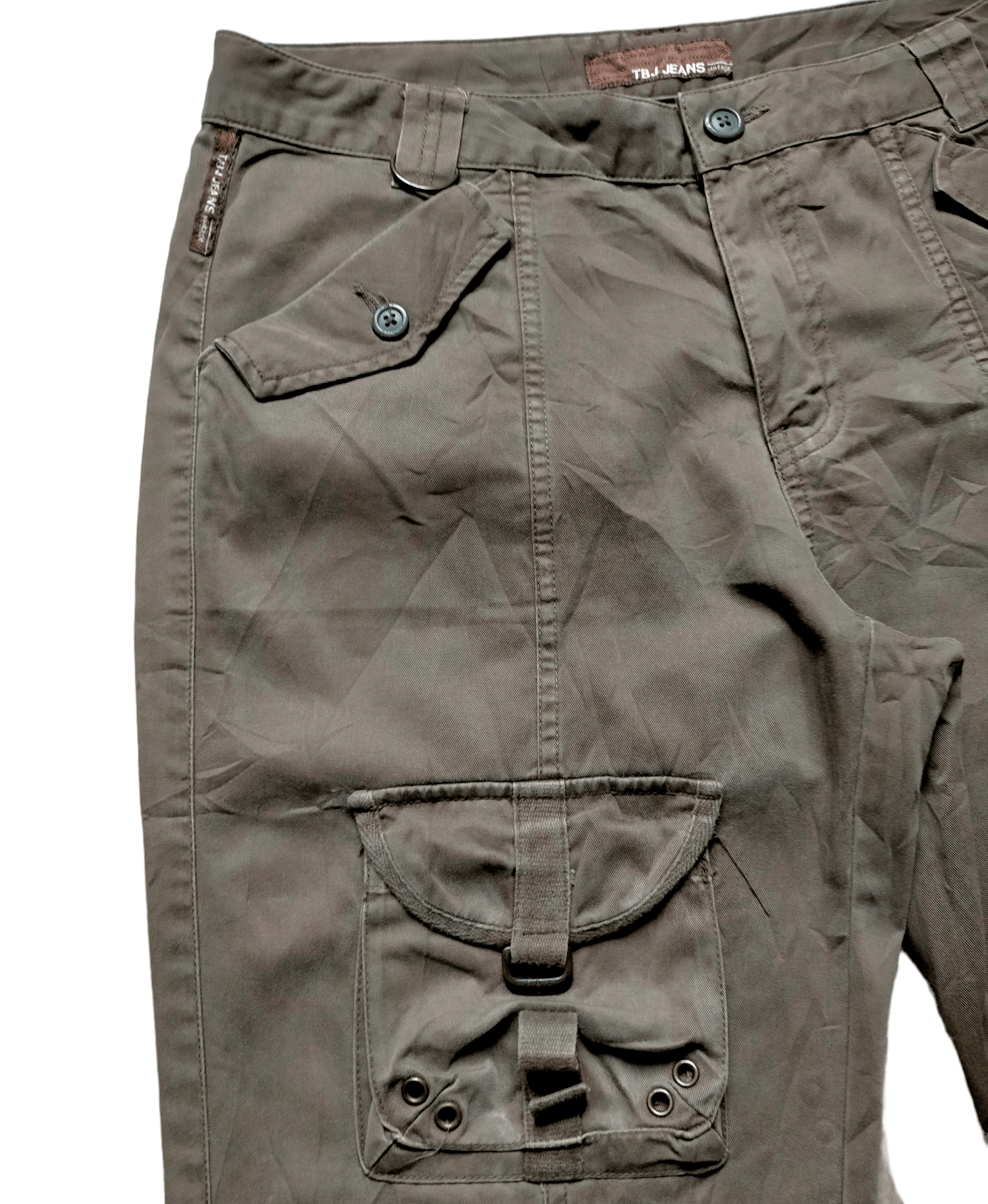 Japanese Brand Flare Tbj Jeans Tactical Cargo Boot cut Pants Size US 30 / EU 46 - 4 Thumbnail