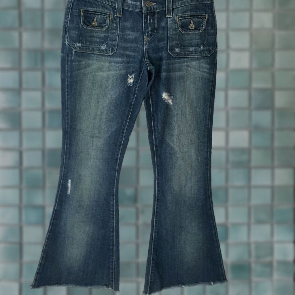 Lucky Brand VINTAGE Lucky Brand Womens Jeans Bootcut Regular Size 30 X30 Dark Blue Cotton Stretch Classic Size 30" / US 8 / IT 44 - 1 Thumbnail