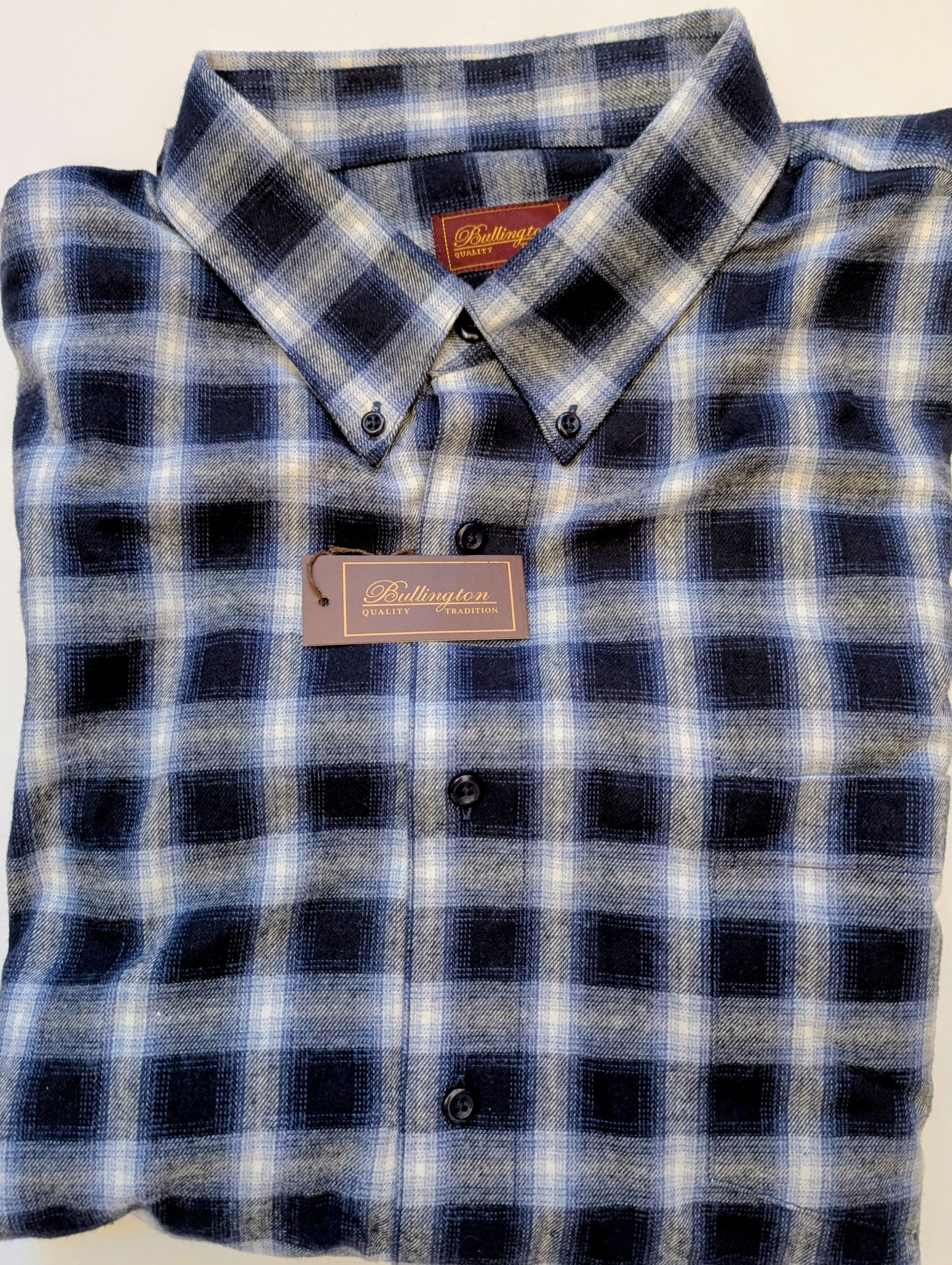 Other Bullington Brushed Cotton Blend Flannel - XXL - Navy Size US XXL / EU 58 / 5 - 1 Thumbnail