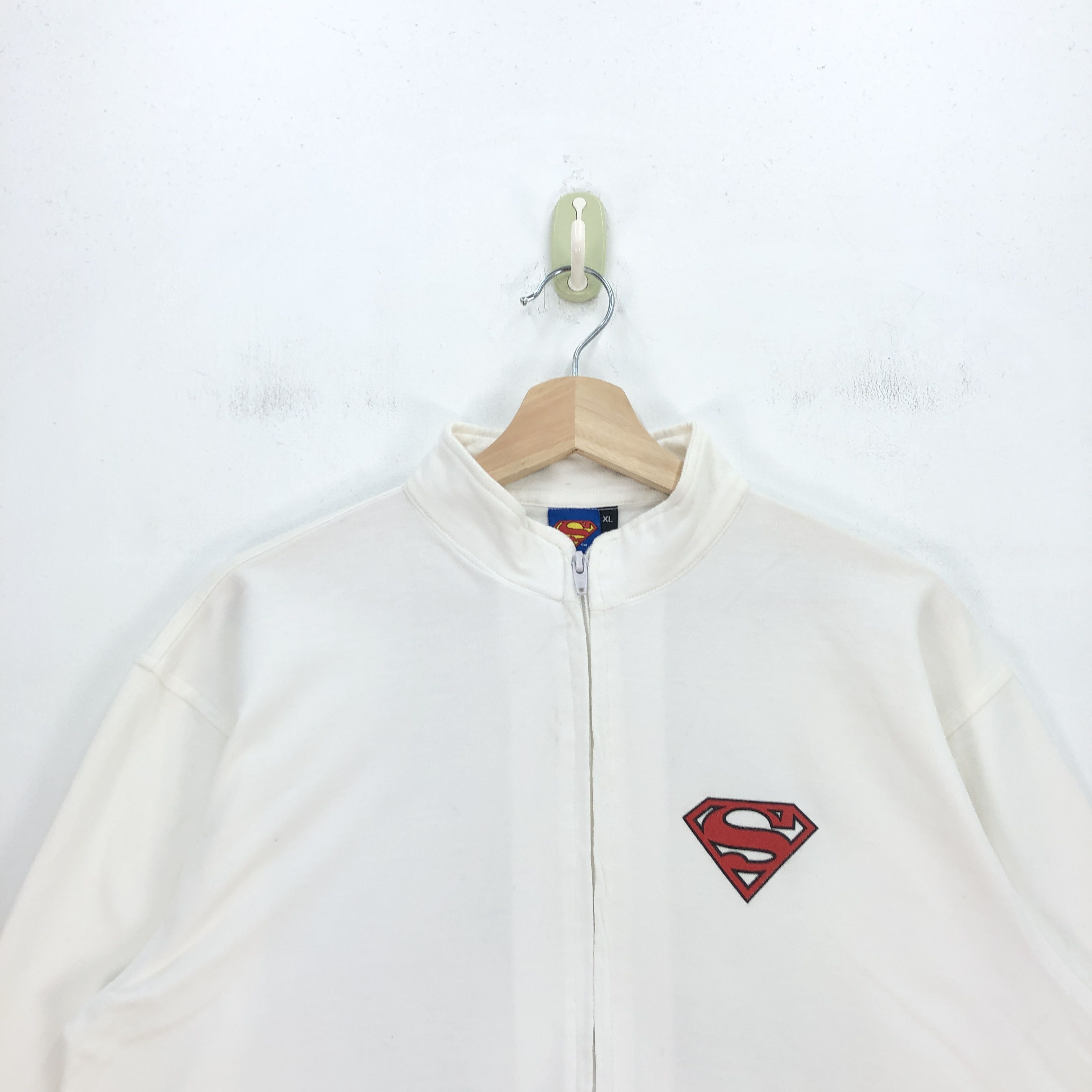 Cartoon Network Vintage Superman Zipper Sweater Cartoon Anime Sweatshirt Size US M / EU 48-50 / 2 - 3 Thumbnail