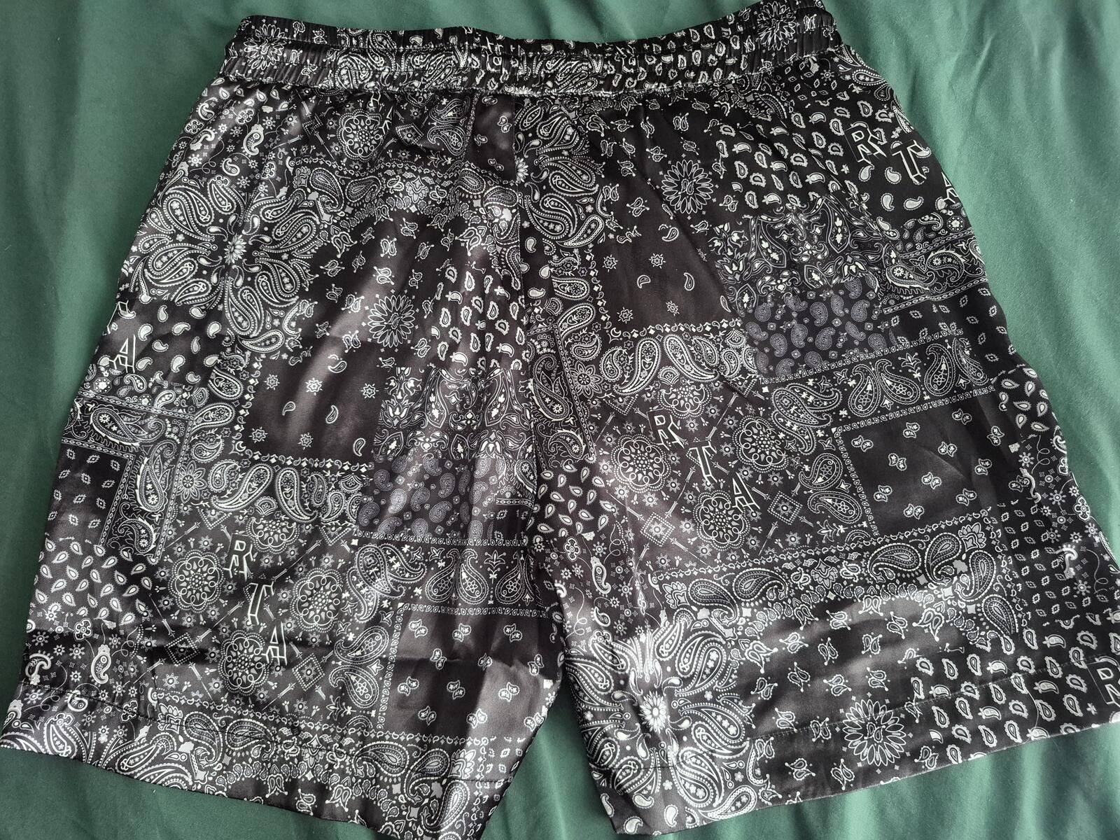Rta RTA Black Bandana Print Swim Trunks Bathing Suit BNWT Medium Size US 32 / EU 48 - 2 Thumbnail