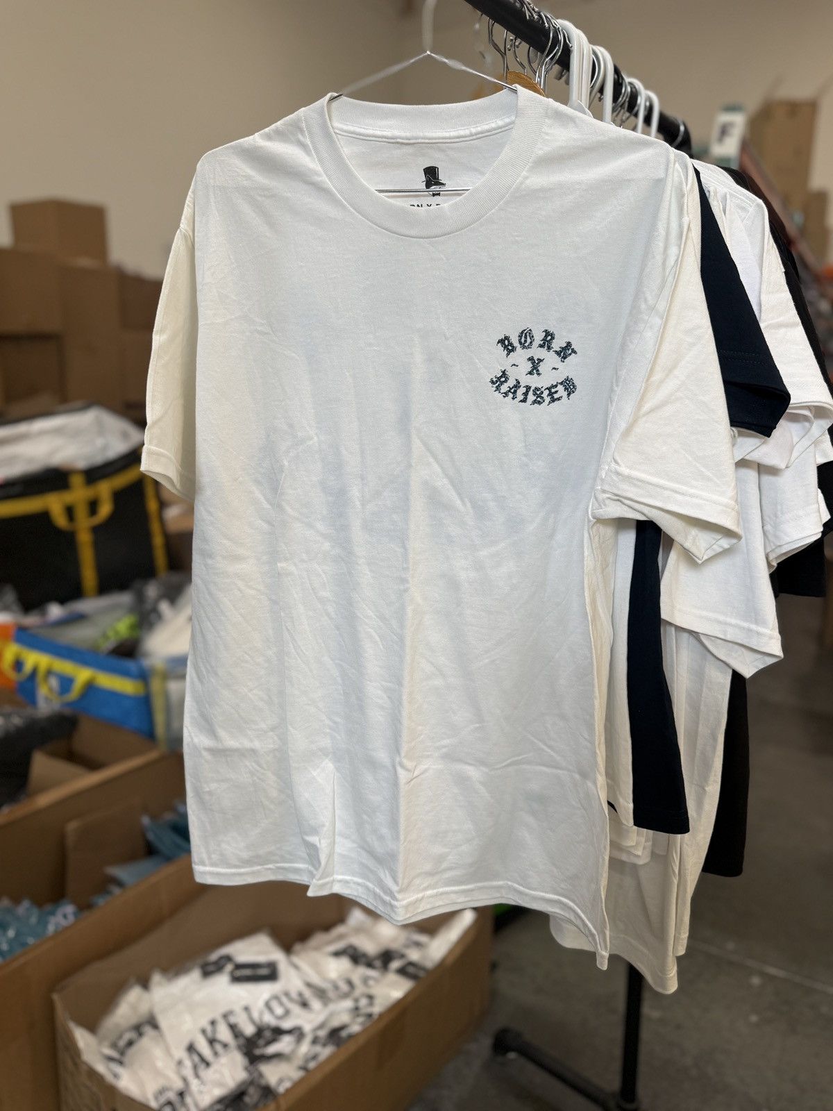 Born X Raised BORN X RAISED ON THE TURF BXR BOARDWALK SHARK TEE -Size L Size US L / EU 52-54 / 3 - 1 Thumbnail