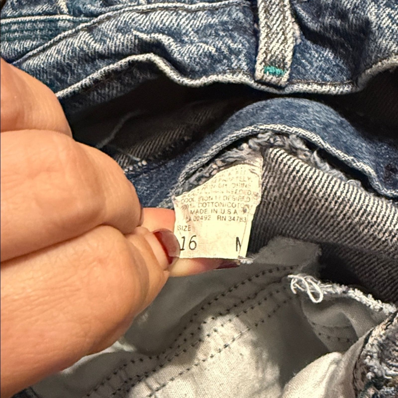 Lee VINTAGE LEE high waisted barrel grunge mom denim jeans 16 Size 38" / US 16 / IT 52 - 3 Thumbnail