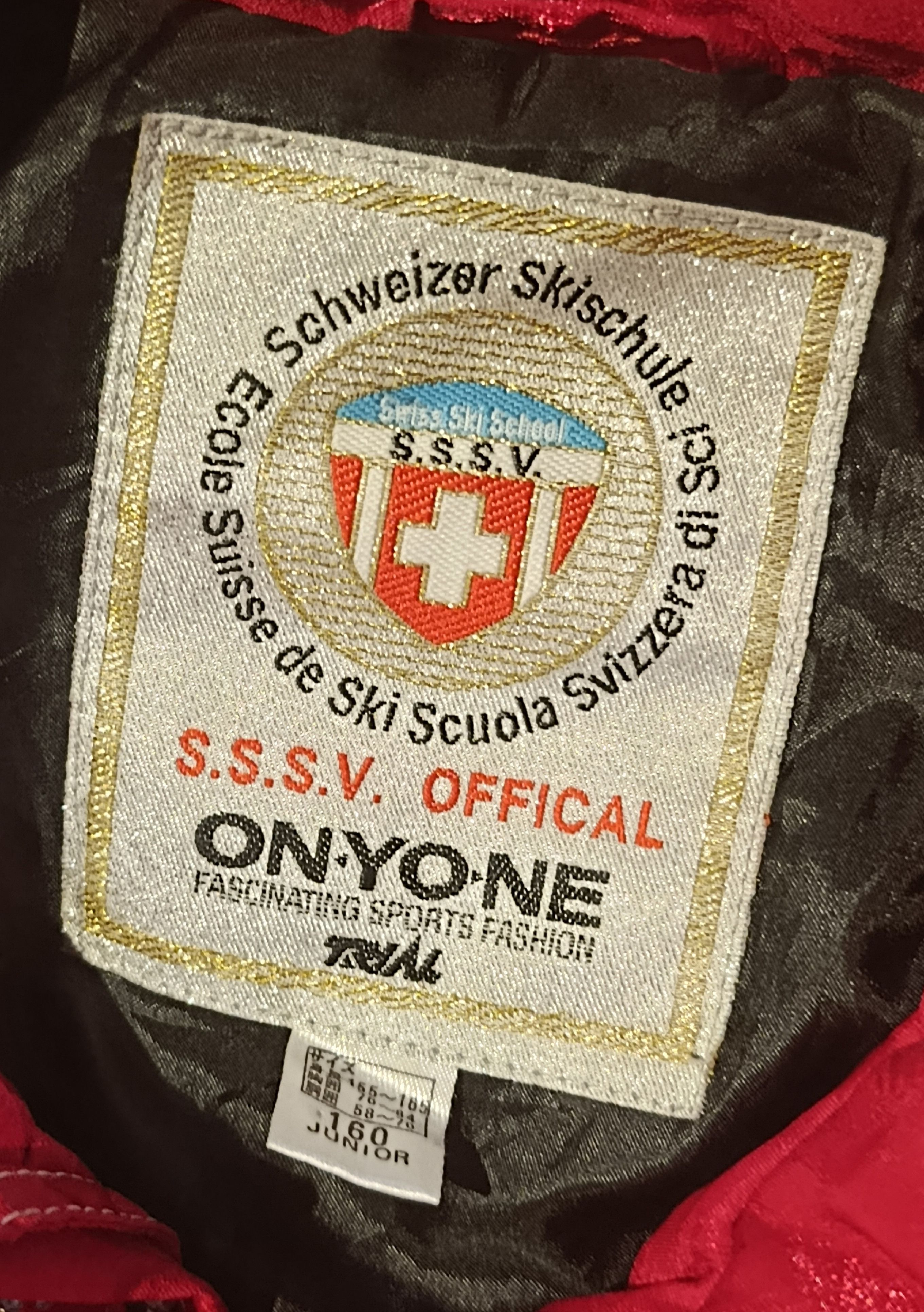 Other Rare Vintage 90s ON-YO-NE Swiss Ski School Instructor Jacket Size US S / EU 44-46 / 1 - 4 Thumbnail