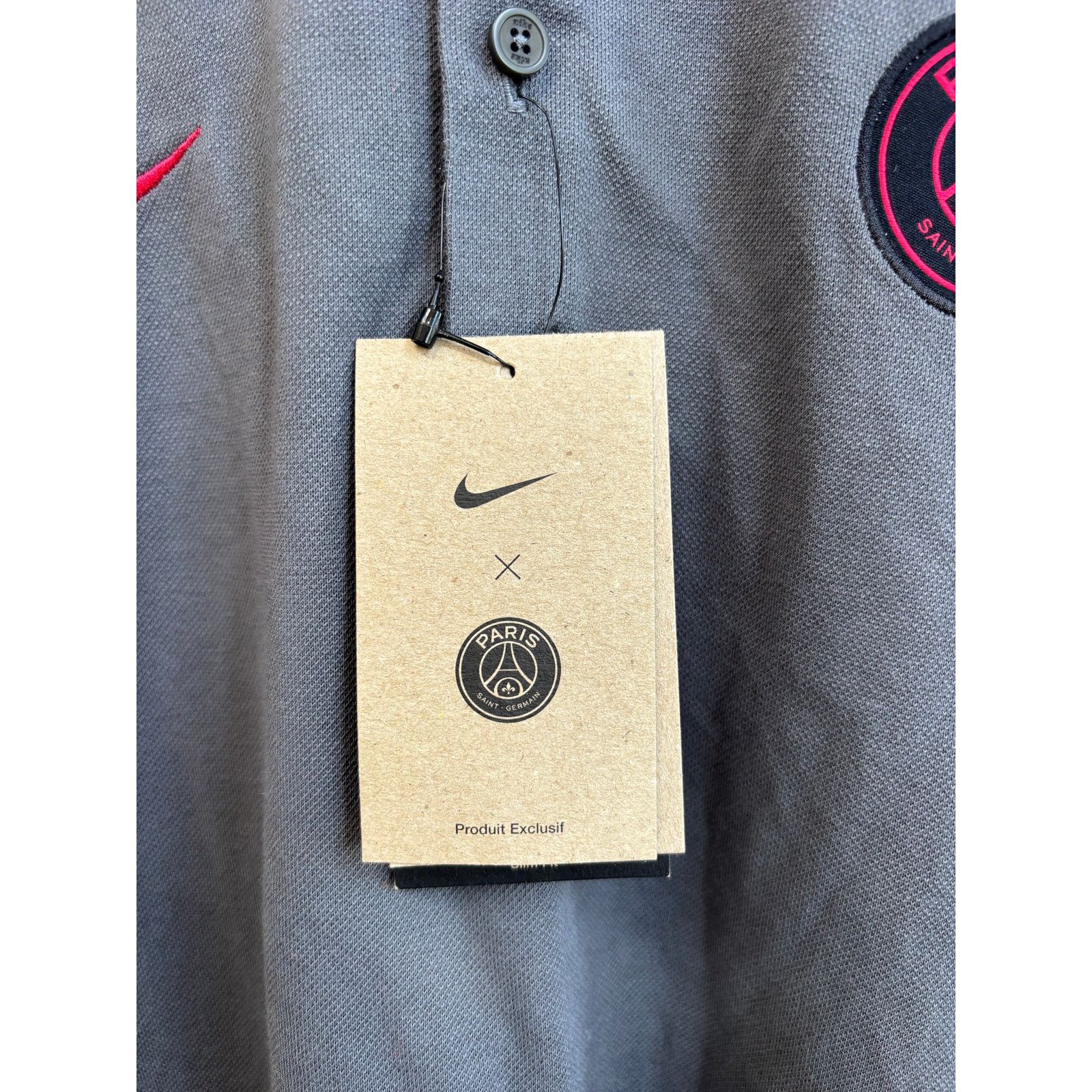 Nike Nike x PSG Dri-Fit Polo Gray Logo XXL Size US XXL / EU 58 / 5 - 6 Thumbnail