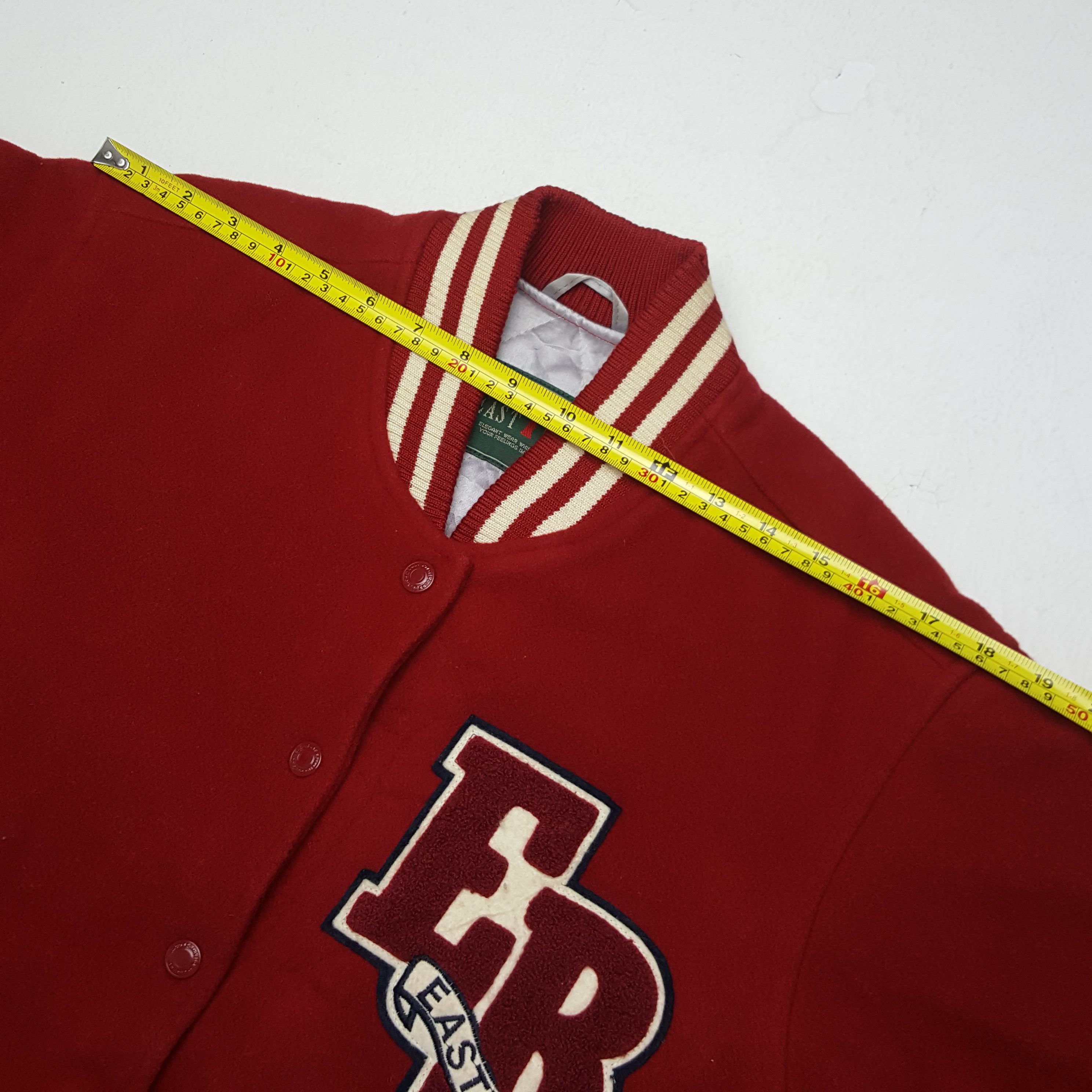 Vintage Vintage EastBoy Velvet Patch Logo Varsity Jacket Size US M / EU 48-50 / 2 - 6 Thumbnail