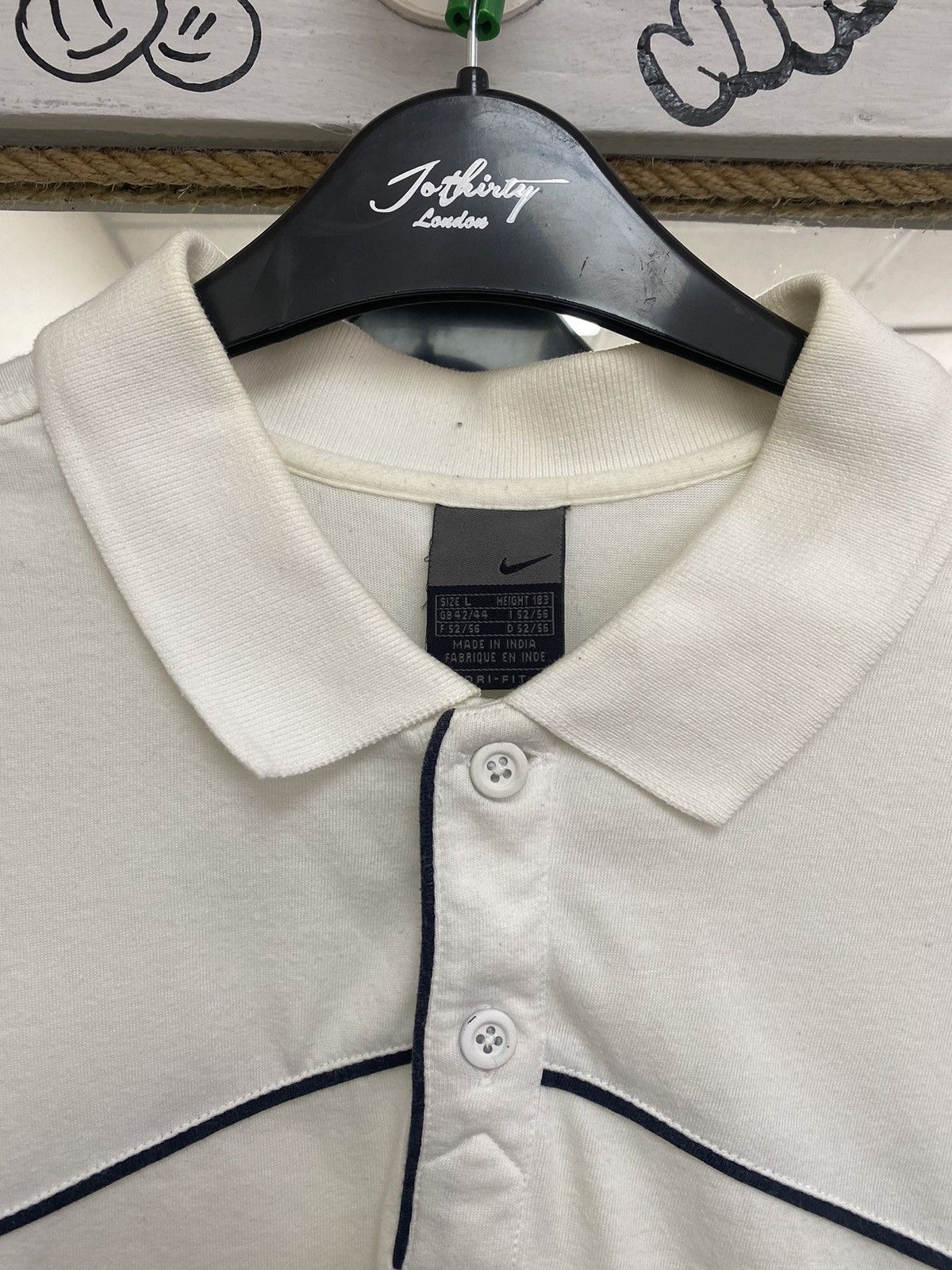 Nike × Vintage Vintage Nike Tennis Polo Shirt Size US L / EU 52-54 / 3 - 4 Thumbnail