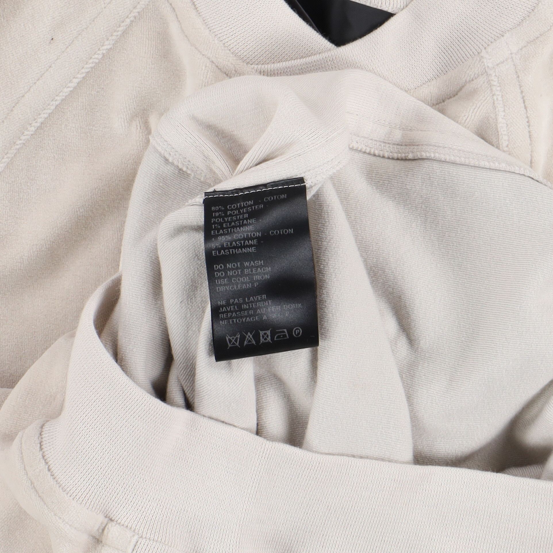 Haider Ackermann Beige Velour Freeman Sweatshirt Size XXS / US 00 / IT 34 - 6 Thumbnail