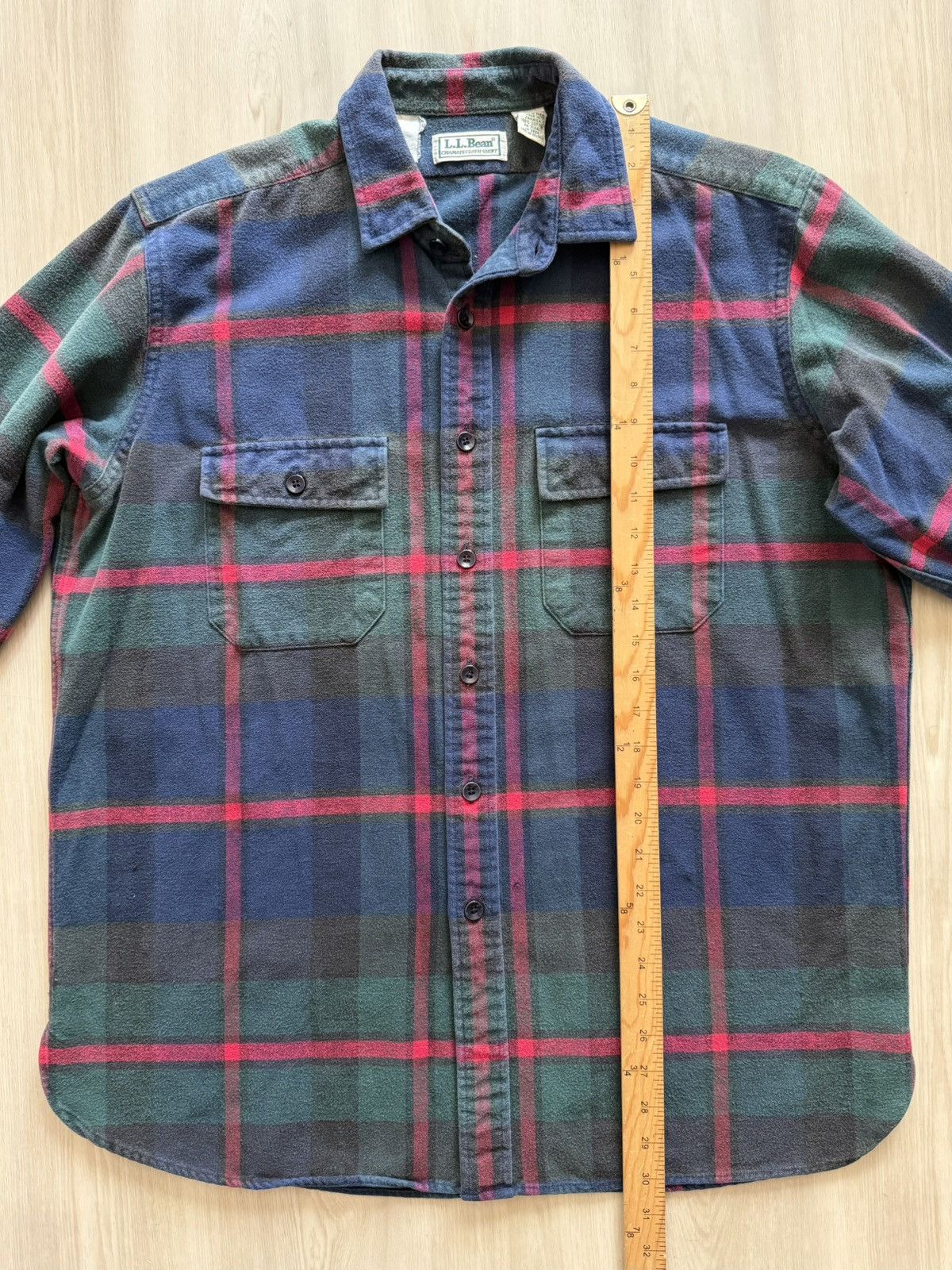 L.L. Bean VIntage LL Bean Cotton Plaid Flannel Buttun Up Shirt Sz XL Size US XL / EU 56 / 4 - 6 Thumbnail