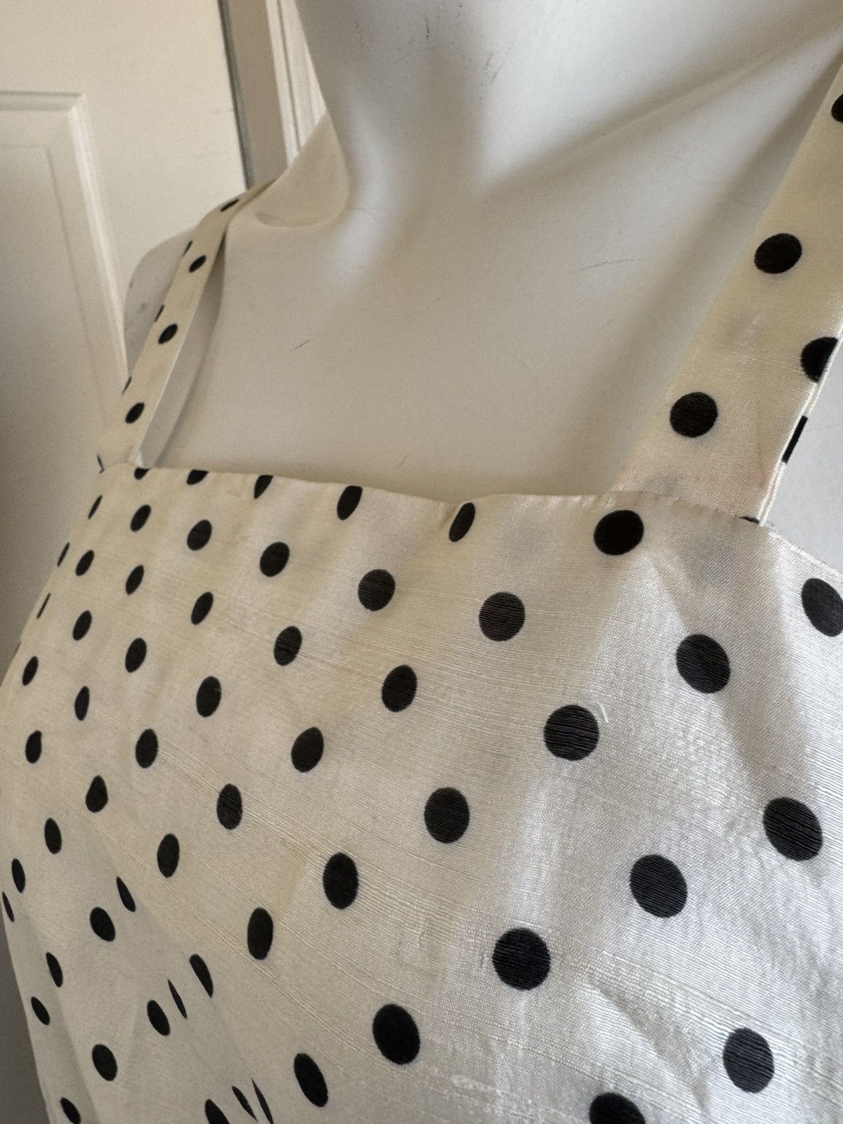 Other Vintage dress women’s medium retro white black polka dot Size M / US 6-8 / IT 42-44 - 4 Thumbnail