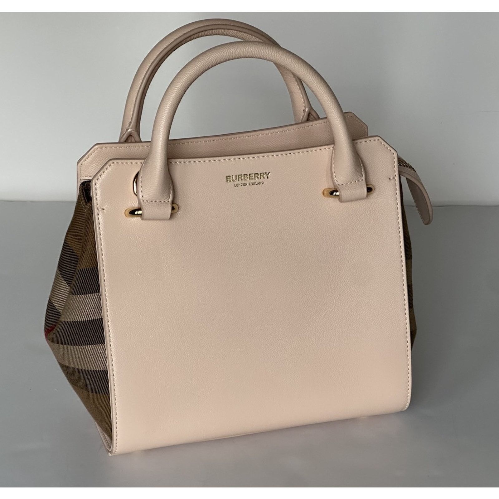 Burberry Burberry Banvell Mini Leather Cross Body Bag Cameo 8084487 Size ONE SIZE - 6 Thumbnail