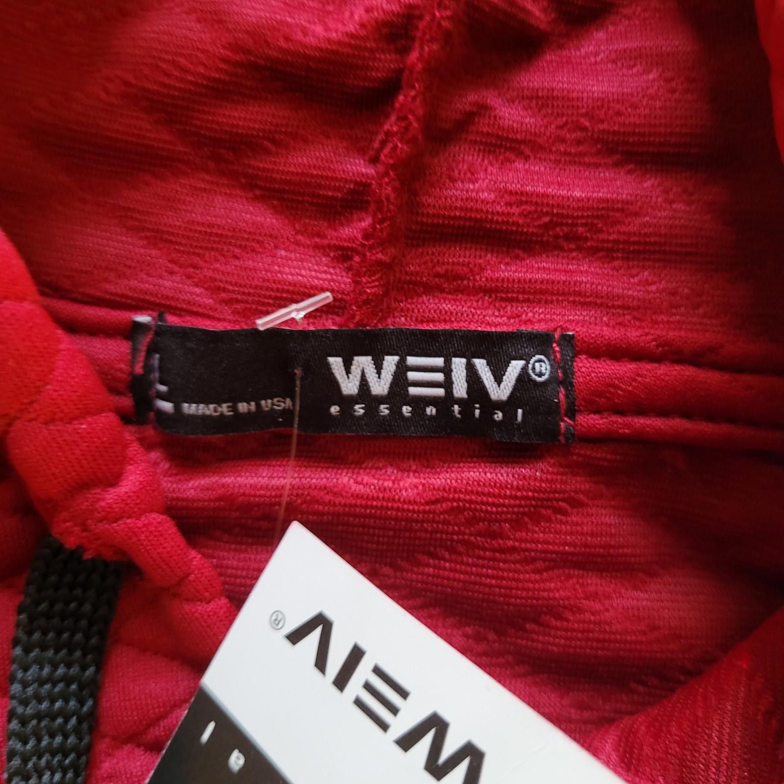 Stuart Weitzman Men's Large Red Pullover Hoodie with High-Low Hem Size US L / EU 52-54 / 3 - 3 Thumbnail