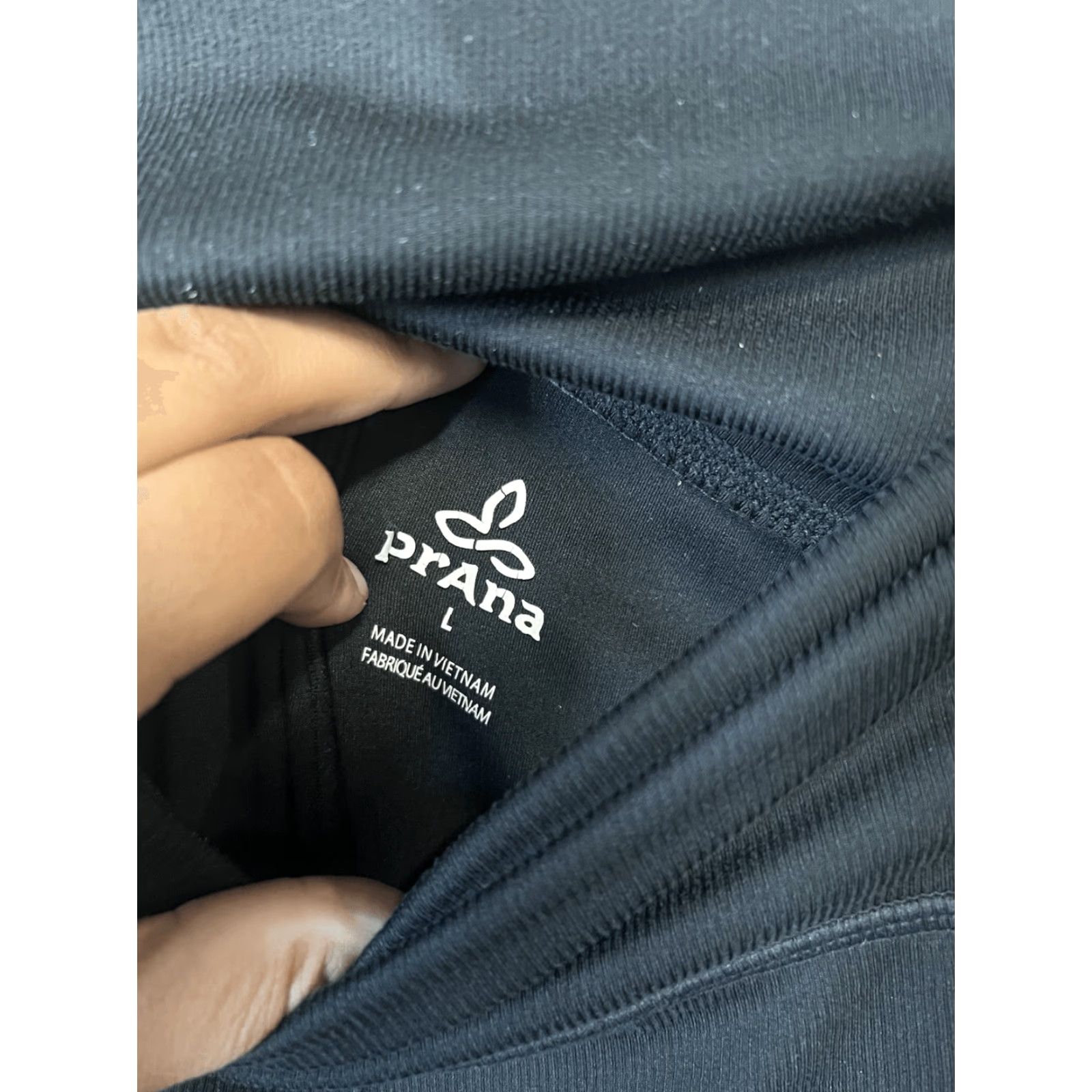 Prana Prana Leggings Black High Rise Performance Stretch Women’s Size Large Size 36" / US 14 / IT 50 - 2 Thumbnail