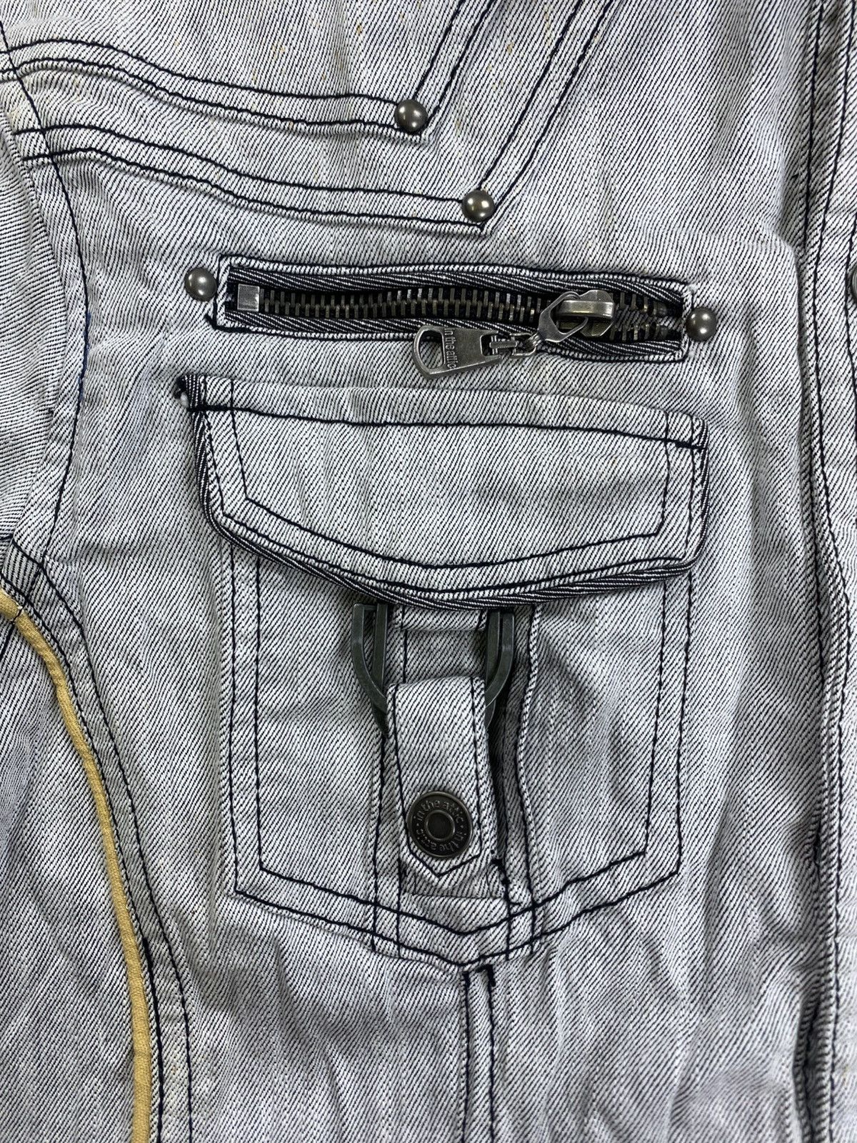 In The Attic 🔥STEALS In The Attic Wash Grey Detachable Punk Jacket Size US M / EU 48-50 / 2 - 10 Thumbnail