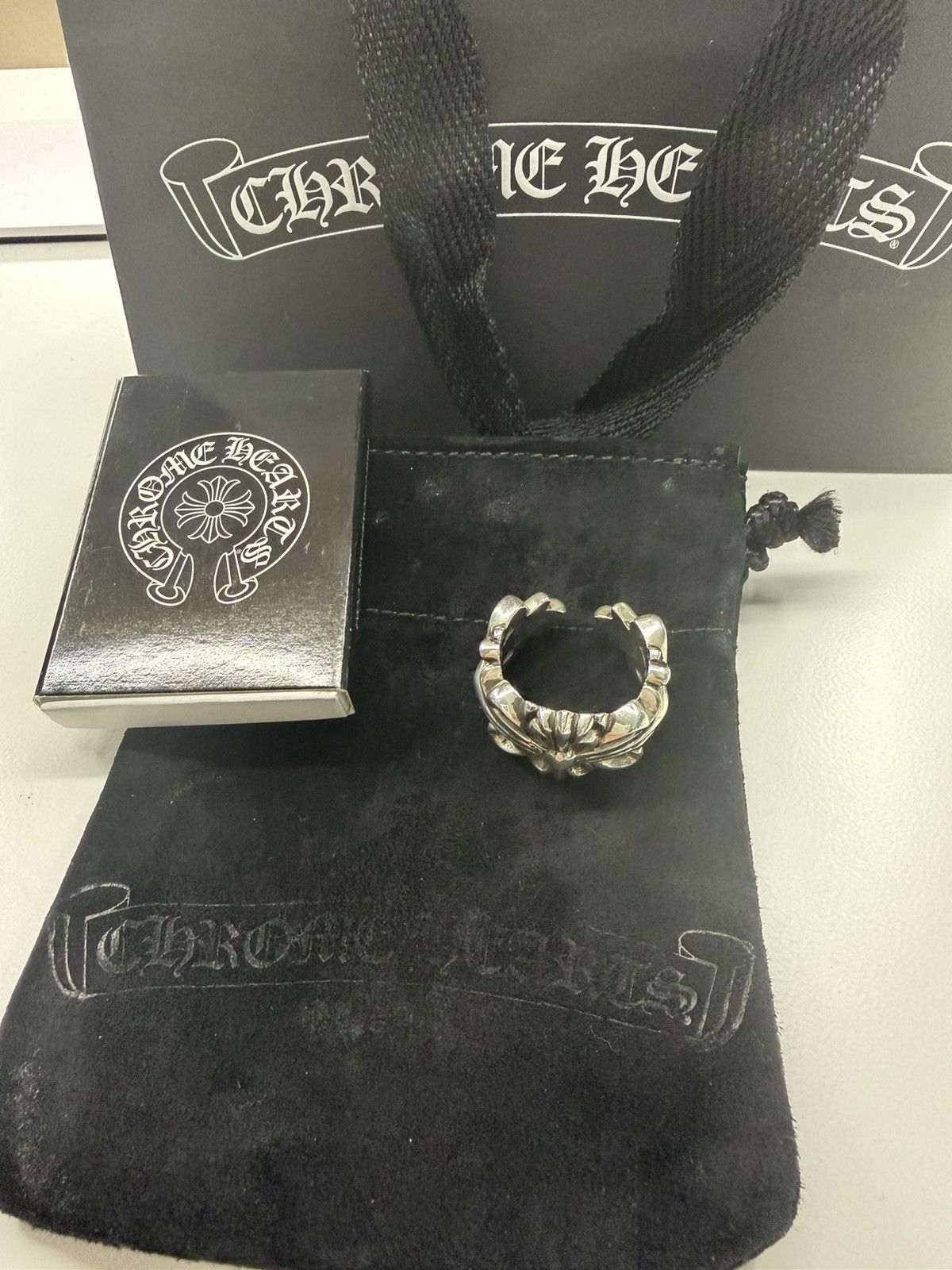 Chrome Hearts Chrome Hearts Double Floral Size 9 Size ONE SIZE - 6 Thumbnail