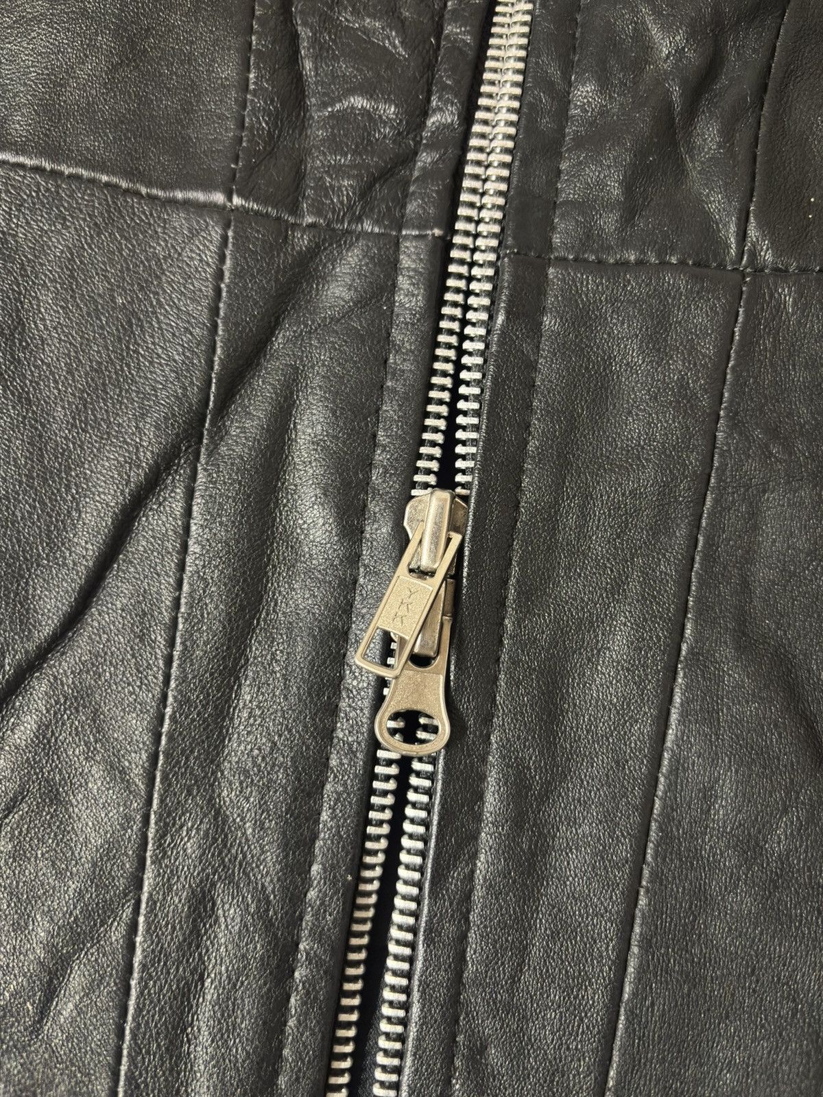 Ekam Ekam Extra Long sleeve leather jacket Size US M / EU 48-50 / 2 - 4 Thumbnail