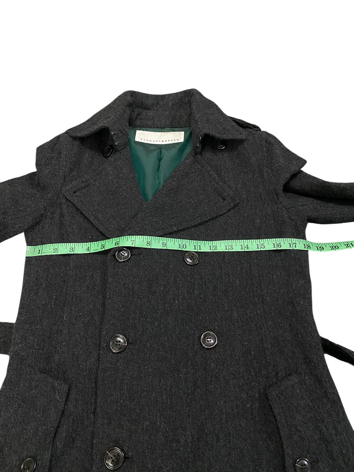 Issey Miyake × Sunao Kuwahara × Tsumori Chisato Vintage Sunao Kuwahara By Issey Miyake Double Breasted Wool Size M / US 6-8 / IT 42-44 - 13 Thumbnail