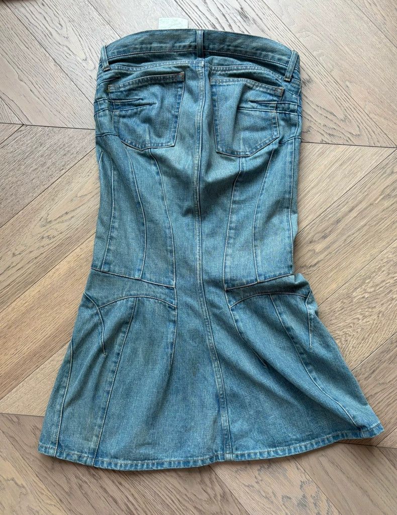 Junya Watanabe Junya Watanabe SizeM Classic denim fishtail skirt Size 42" / US 20 - 2 Thumbnail