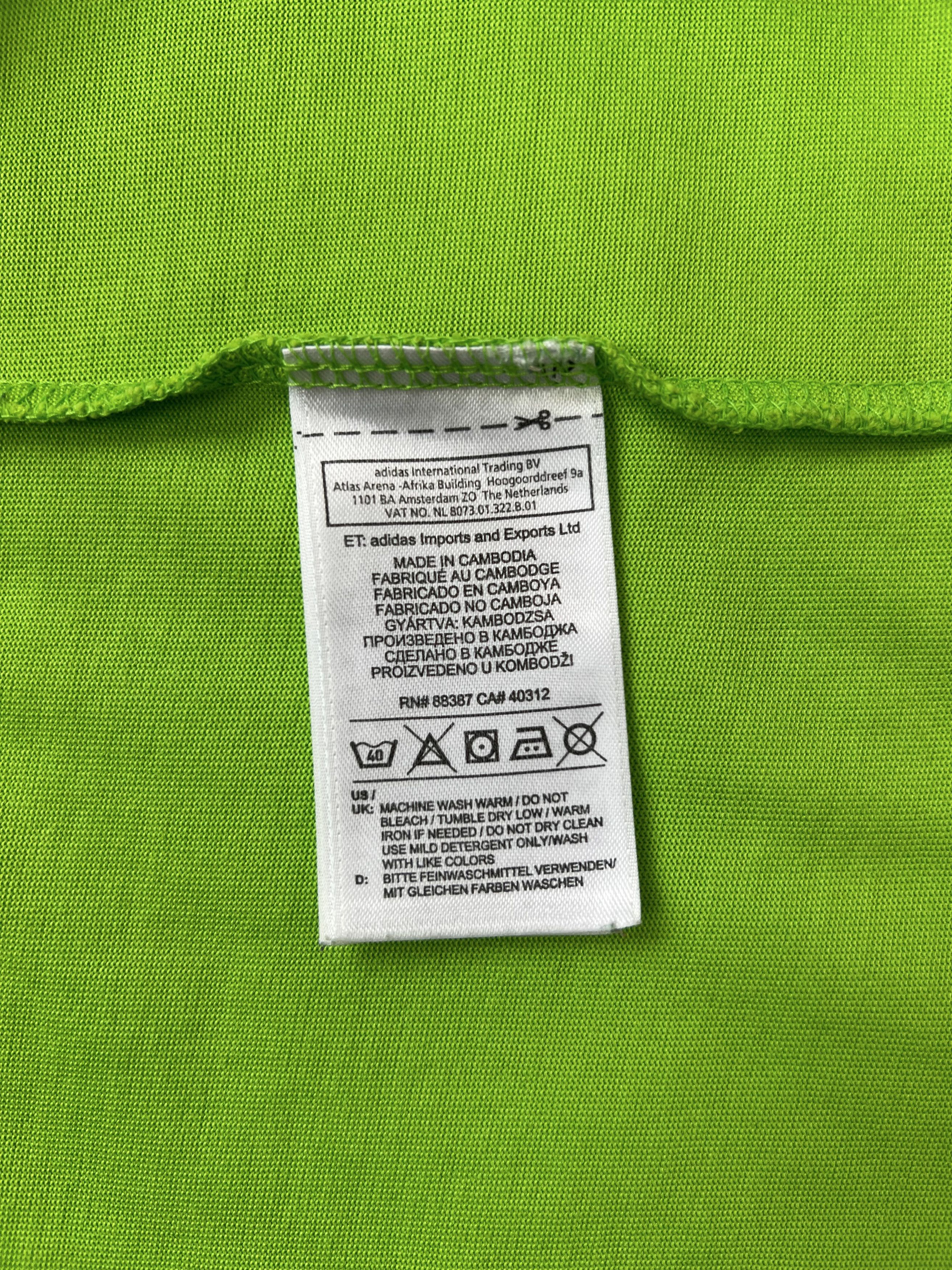 Adidas Adidas Climalite Cotton Lime Green T-Shirt Size US S / EU 44-46 / 1 - 14 Thumbnail