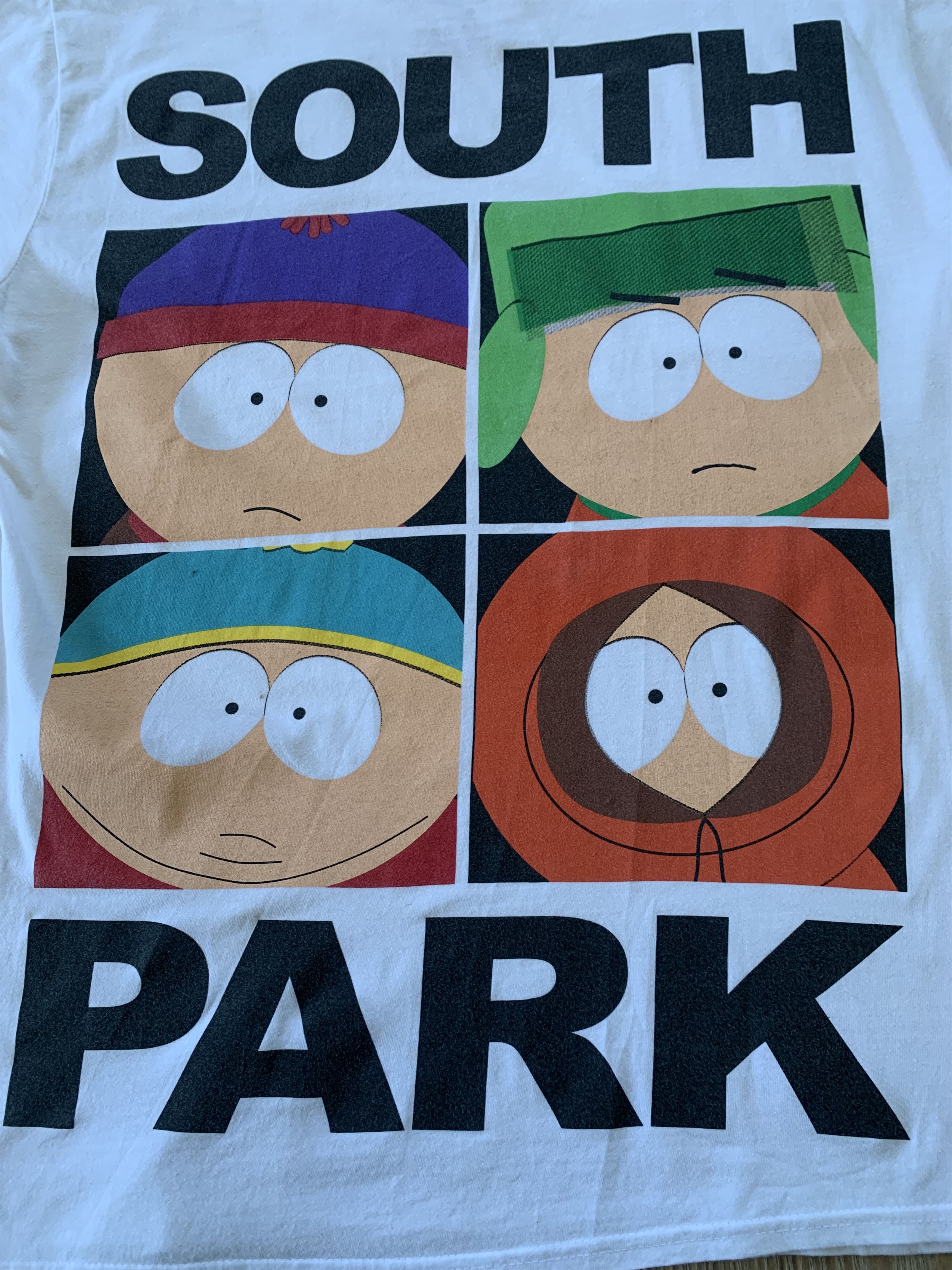 Cartoon Network South Park White Cotton Printed T-Shirt 2023 Size US S / EU 44-46 / 1 - 7 Thumbnail