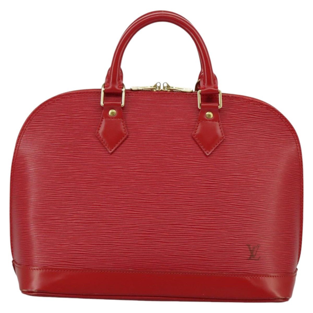 Louis Vuitton Alma Red Leather Handbag (Pre-Owned) Size ONE SIZE - 1 Thumbnail