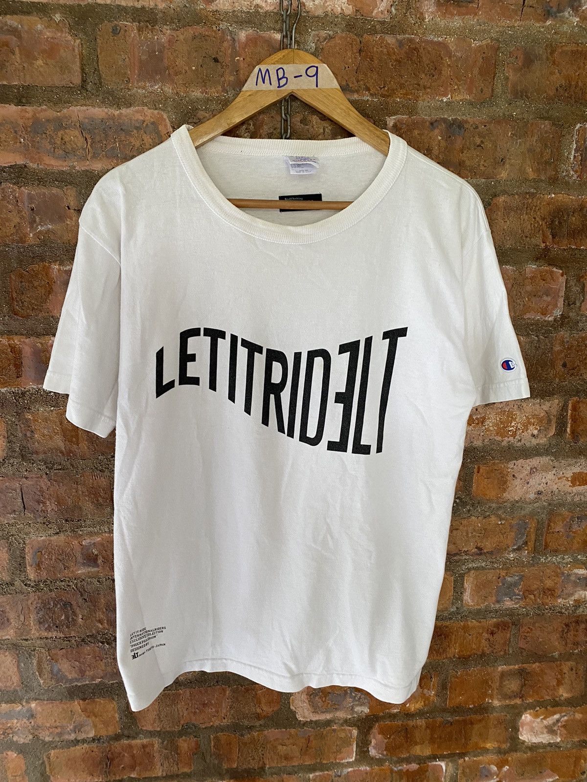 Japanese Brand 2000s Let It Ride X Champion Japan wave logo Size US M / EU 48-50 / 2 - 2 Thumbnail