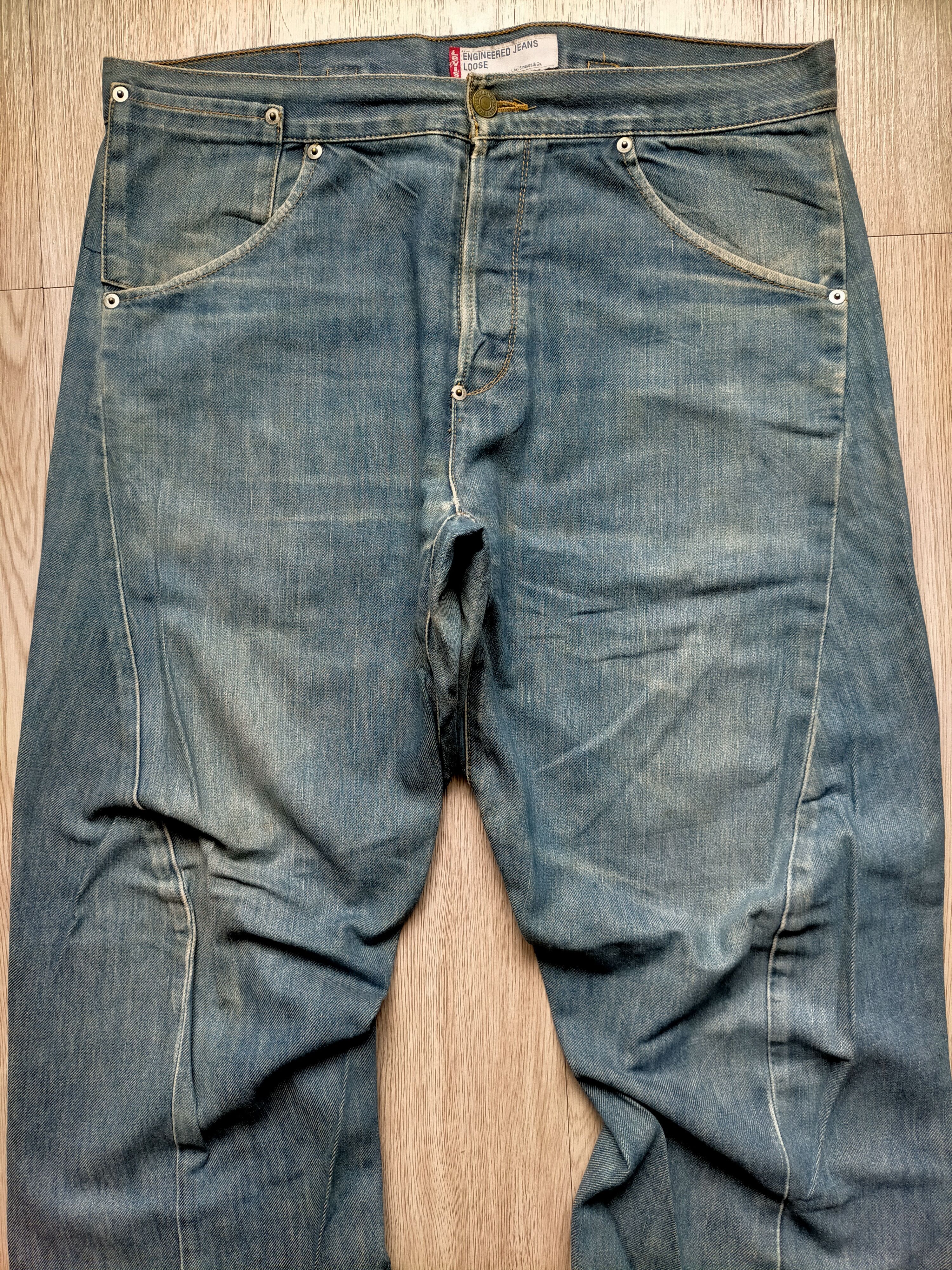 Levi's Vintage Levis Engineering Loose Single pocket jeans Size US 34 / EU 50 - 10 Thumbnail