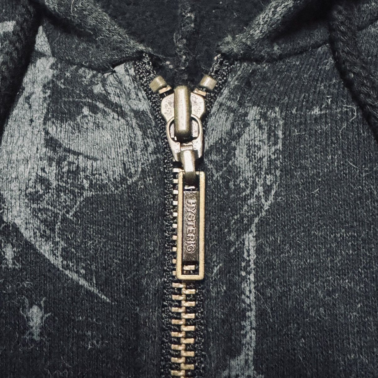 Andy Warhol × Hysteric Glamour Vintage Skull Overprint Zipper Sweat Hoodie Size US L / EU 52-54 / 3 - 10 Thumbnail