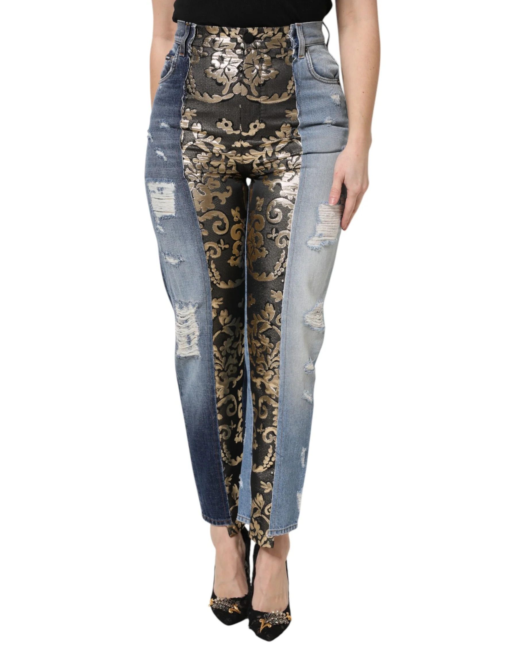 o1y0825 Denim Pant in Multicolor