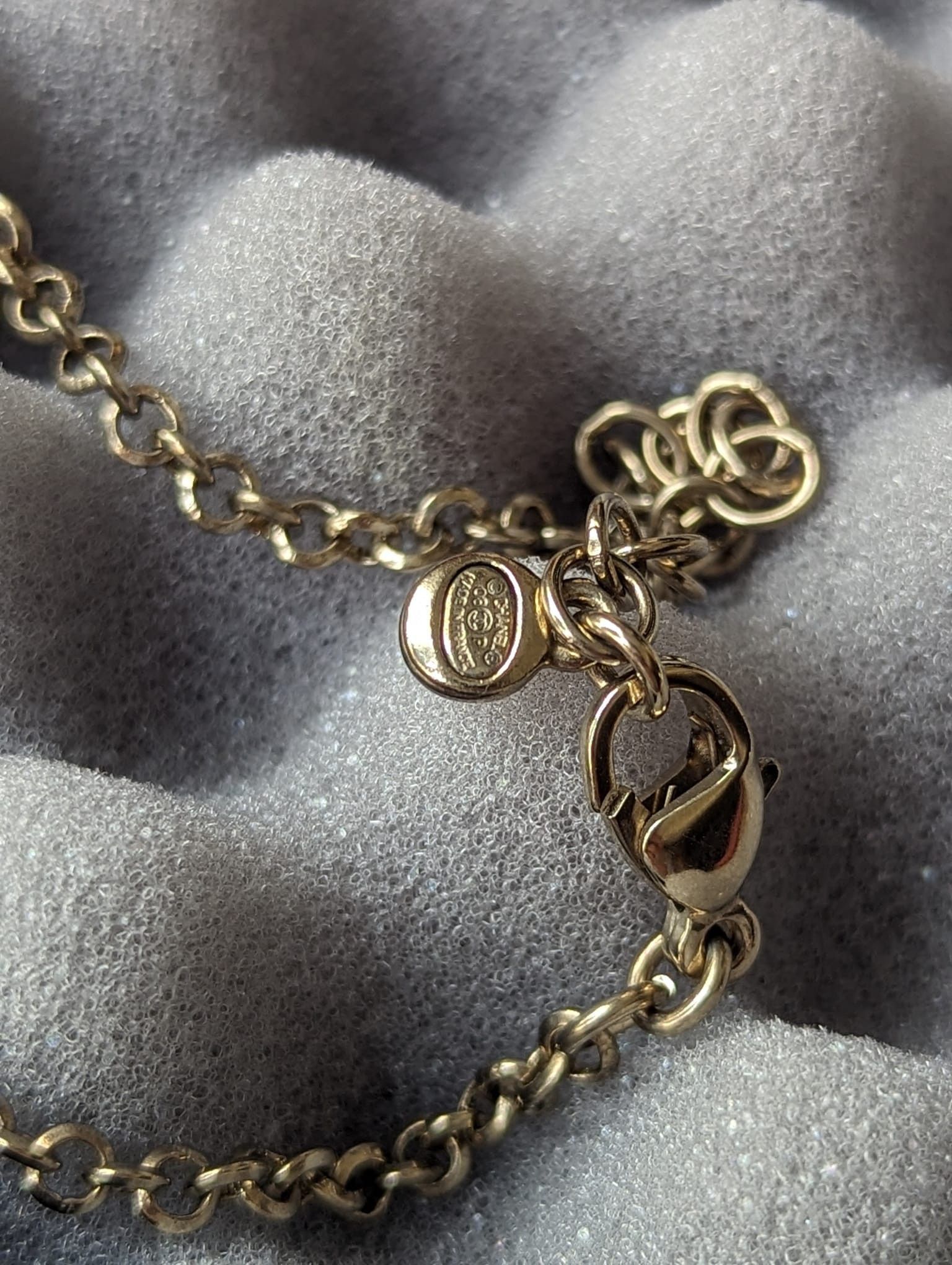 Chanel Chanel CC 08P CoCo on the Moon GHW Crystal Logo Necklace tag Size ONE SIZE - 13 Thumbnail