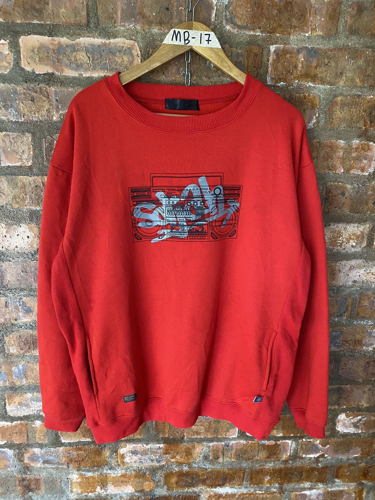 JNCO AW2002 Soljah Hiphop radio sweatshirt Size US L / EU 52-54 / 3 - 2 Thumbnail