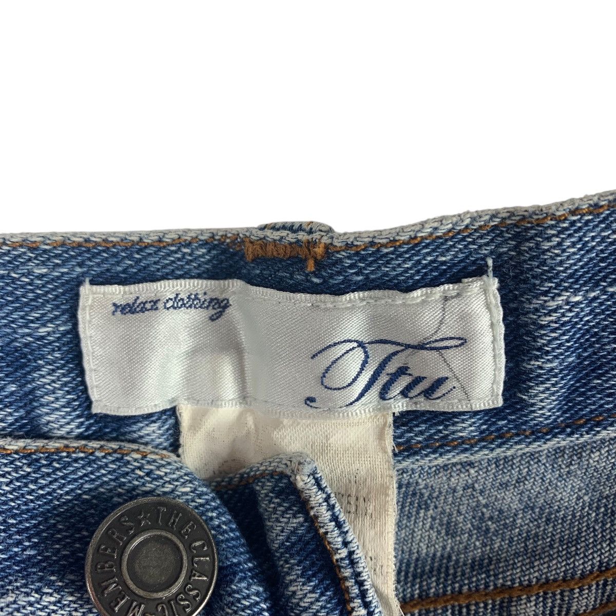 Japanese Brand JTU japanesebrand painter patcher blue jeans Size 29" - 3 Thumbnail