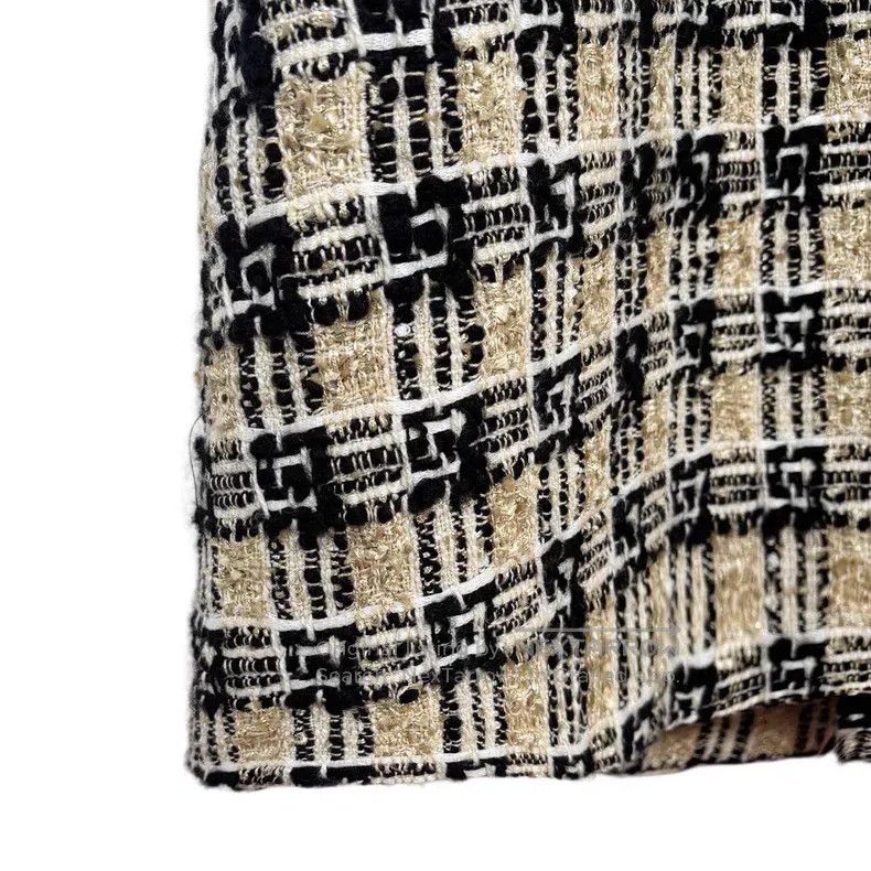 Gucci Gucci Colour-blocked plaid cotton lapel long-sleeved singl Size S / US 4 / IT 40 - 4 Thumbnail
