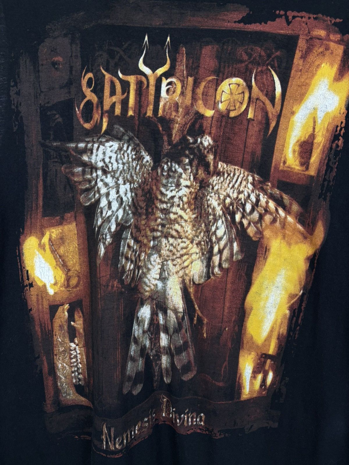 Band Tees Vintage Satyricon Nemesis Divina Black Metal Band Sleeveless Size US L / EU 52-54 / 3 - 2 Thumbnail