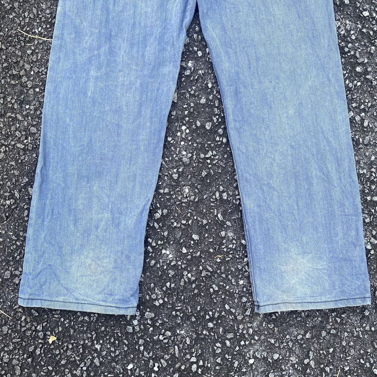 JNCO Vintage PJ Mark Splatter Baggy Denim Jeans Size US 36 / EU 52 - 9 Thumbnail
