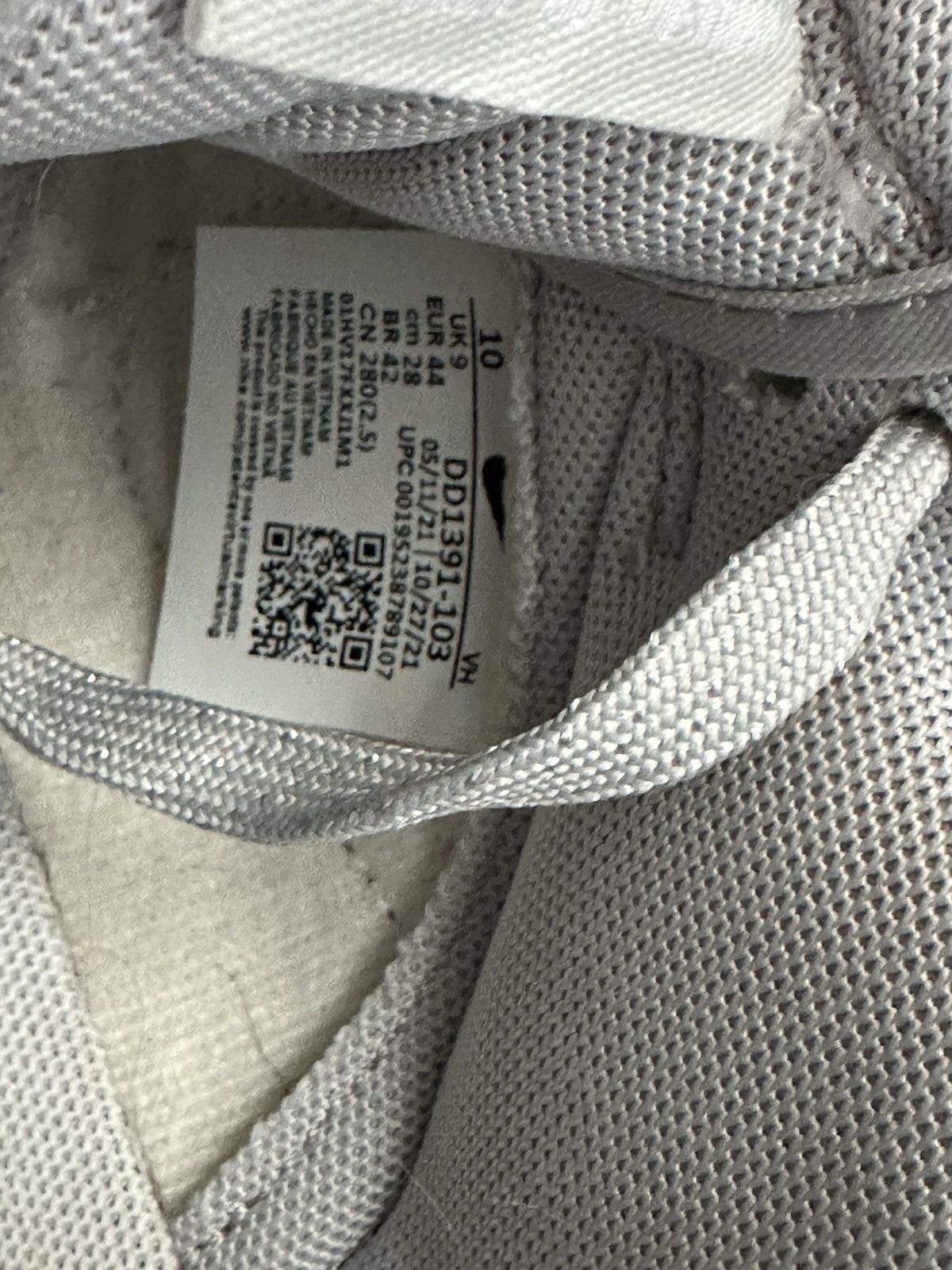 Nike Nike Dunk Low “Grey Fog” Size US 10 / EU 43 - 5 Thumbnail
