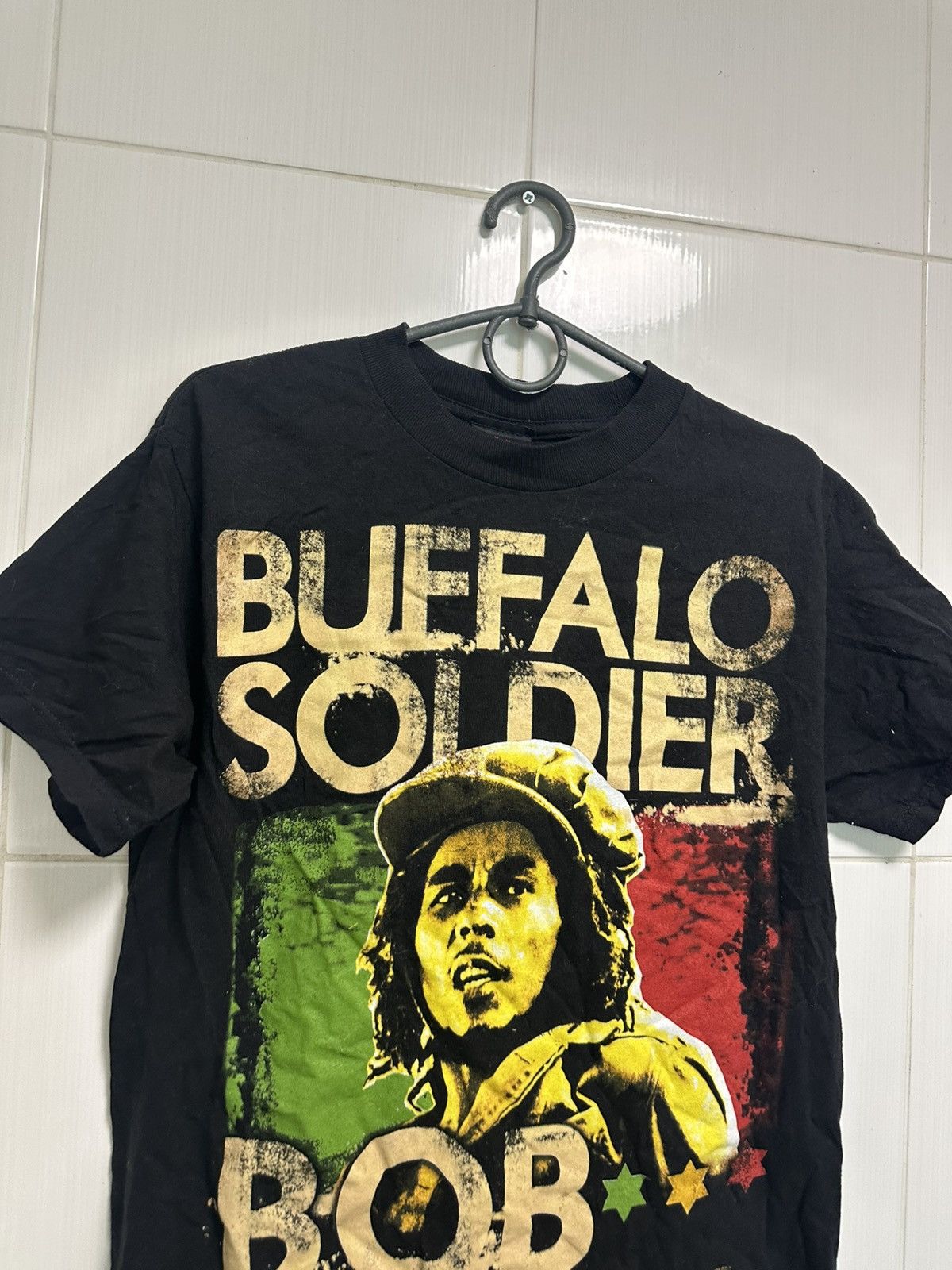Bob Marley × Vintage Bob Marley Buffalo Soldier By Zion Roots Wear Men's Sz S Size US S / EU 44-46 / 1 - 2 Thumbnail