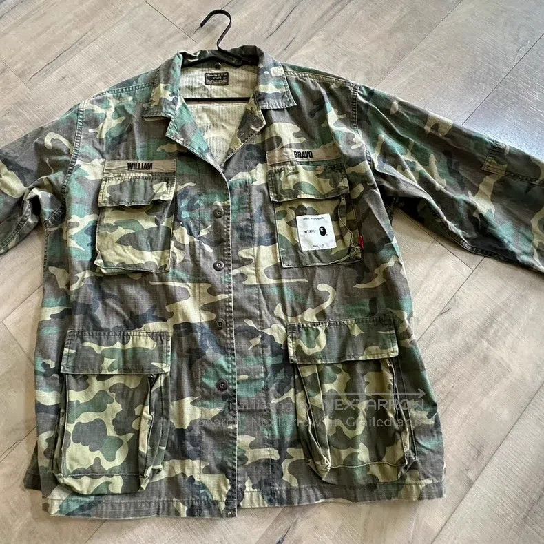 Wtaps Wtaps Co-branded Washed Camouflage Four-Pocket Jacket Size US L / EU 52-54 / 3 - 3 Thumbnail