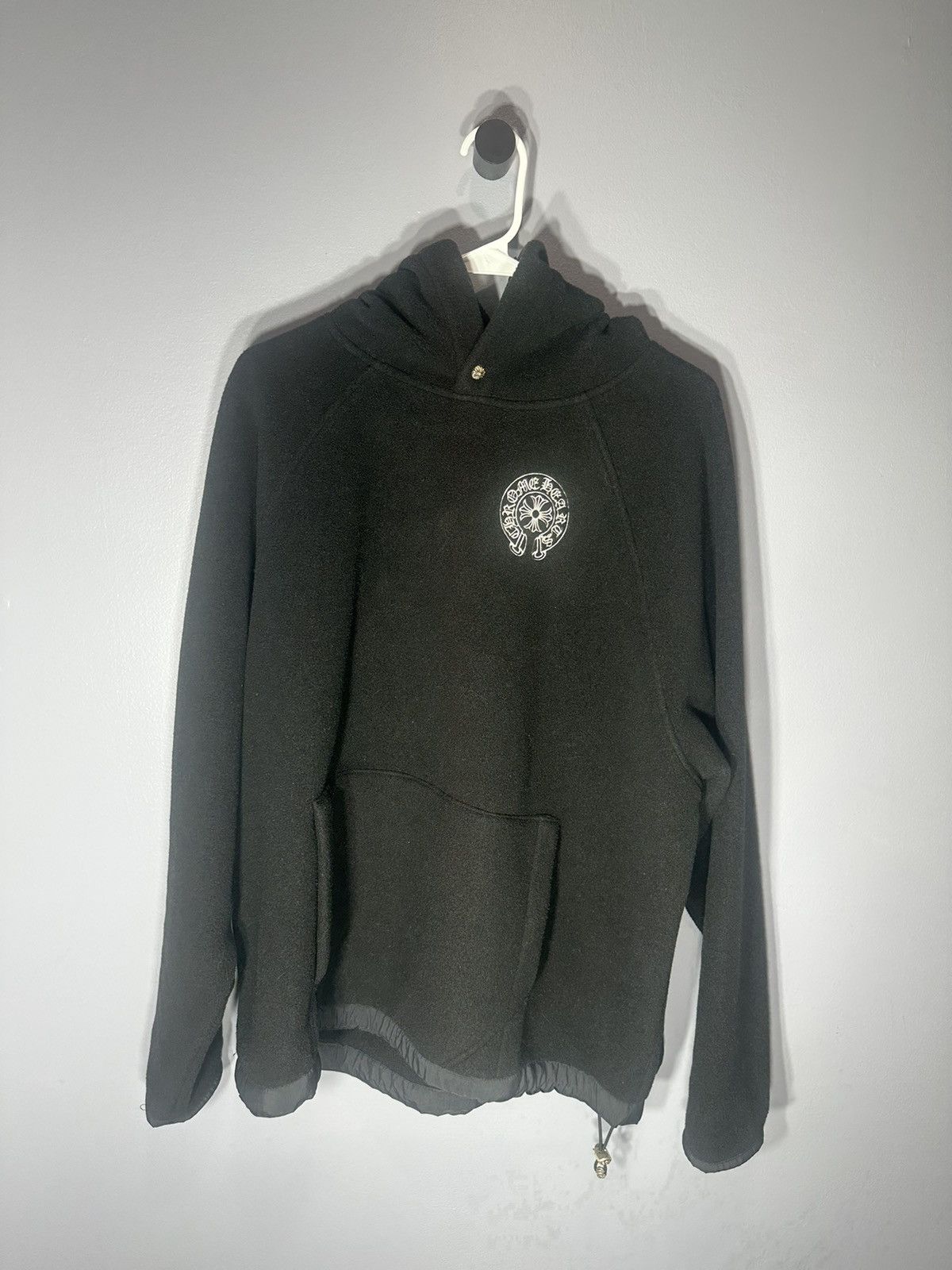 Chrome Hearts Chrome hearts fleece hoodie with silverware