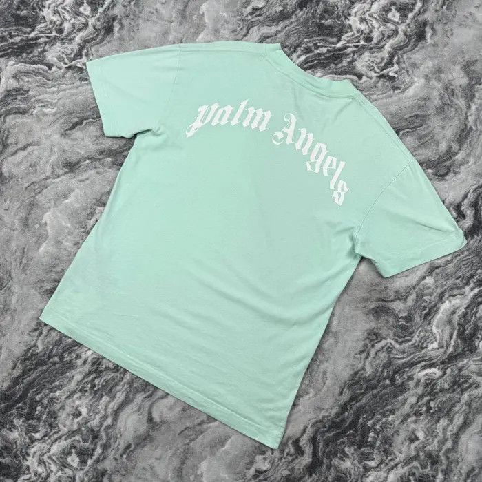 Palm Angels Palm Angels Leopard Bear T-Shirt Men Size M Green Mint Size US M / EU 48-50 / 2 - 6 Thumbnail