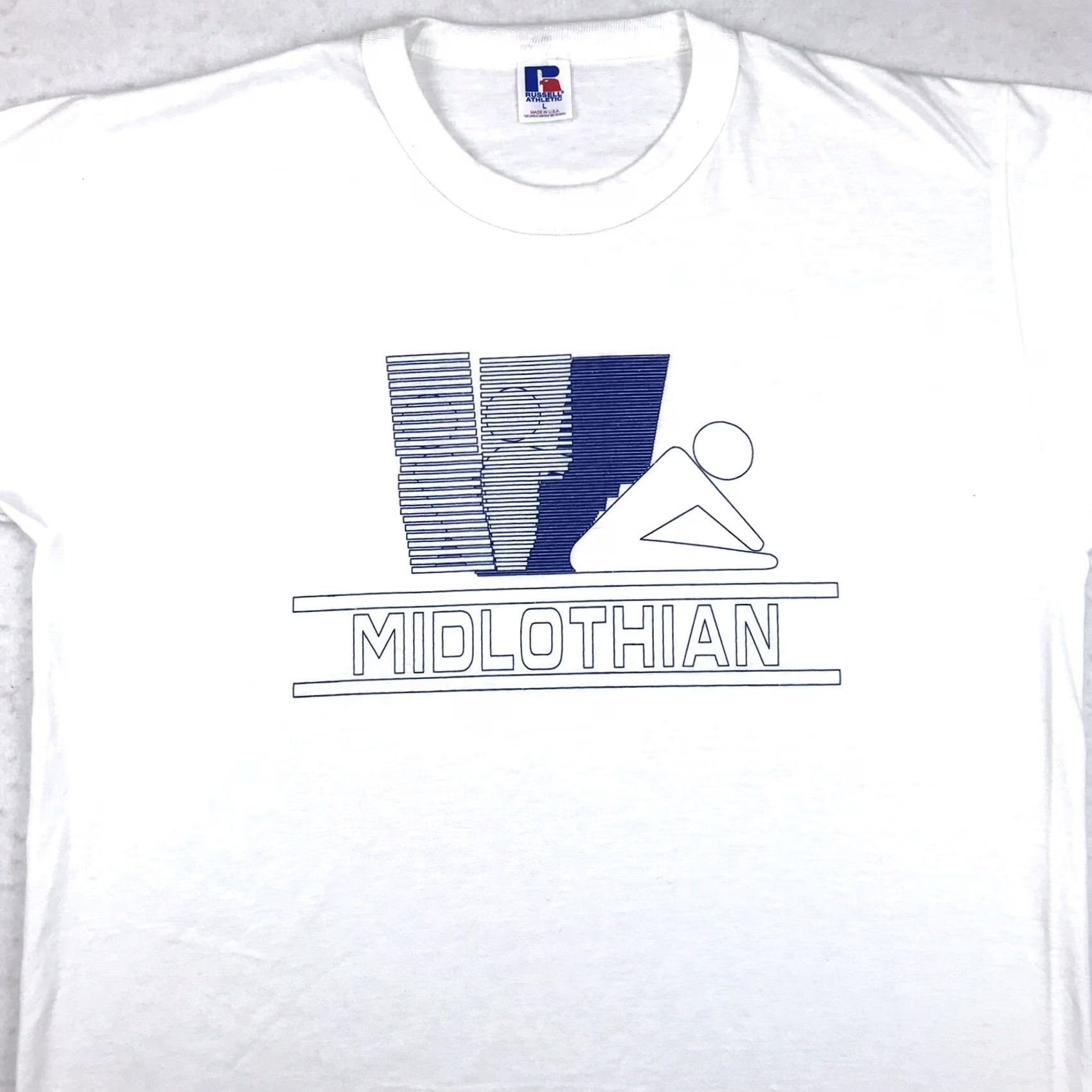 Russell Athletic VINTAGE Russell Athletic T-Shirt Men L White 80s 90s NOS ROWING CREW Paper Thin Size US L / EU 52-54 / 3 - 4 Thumbnail