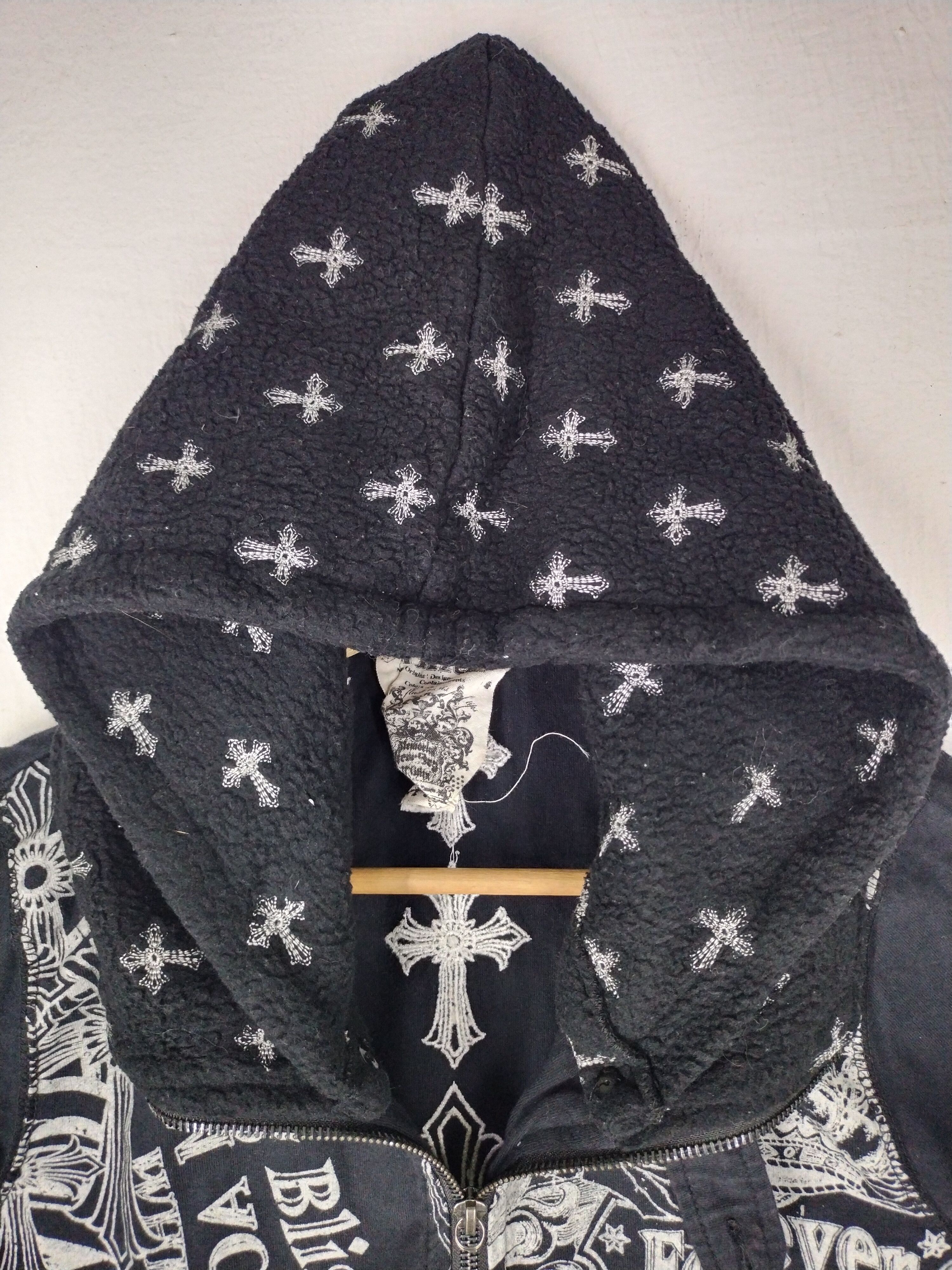 Japanese Brand GHTZ Japanese Punk If Six Was Nine Hoodie Size M / US 6-8 / IT 42-44 - 7 Thumbnail