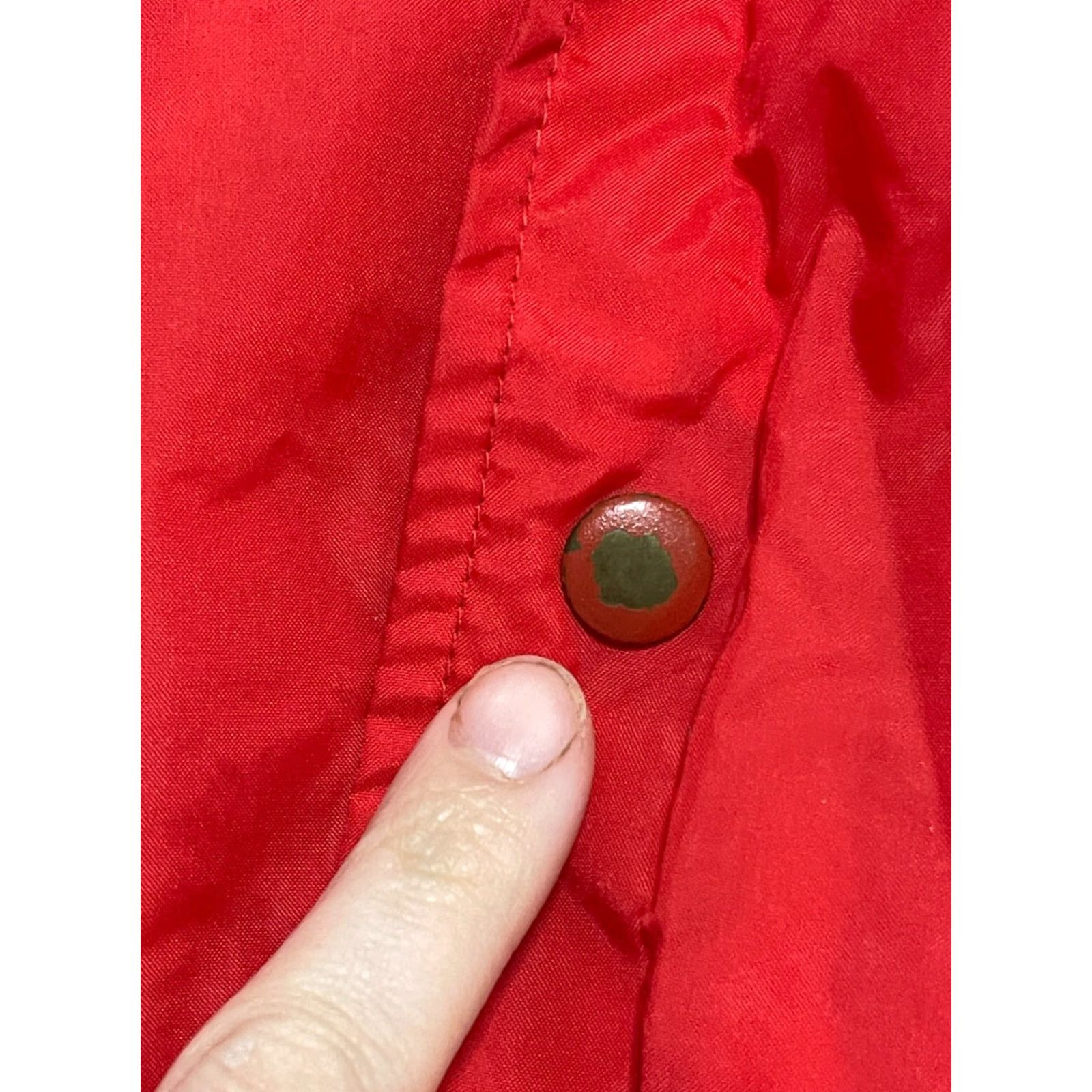 Vintage Montgomery Ward Jacket Men’s Size Small Red Nylon Windbreaker Lined Coat Size US S / EU 44-46 / 1 - 5 Thumbnail