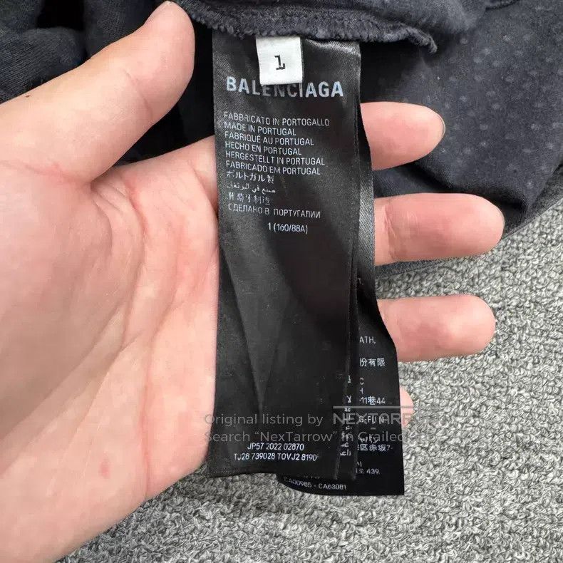Balenciaga Balenciaga Crystal print short-sleeved Size US S / EU 44-46 / 1 - 3 Thumbnail