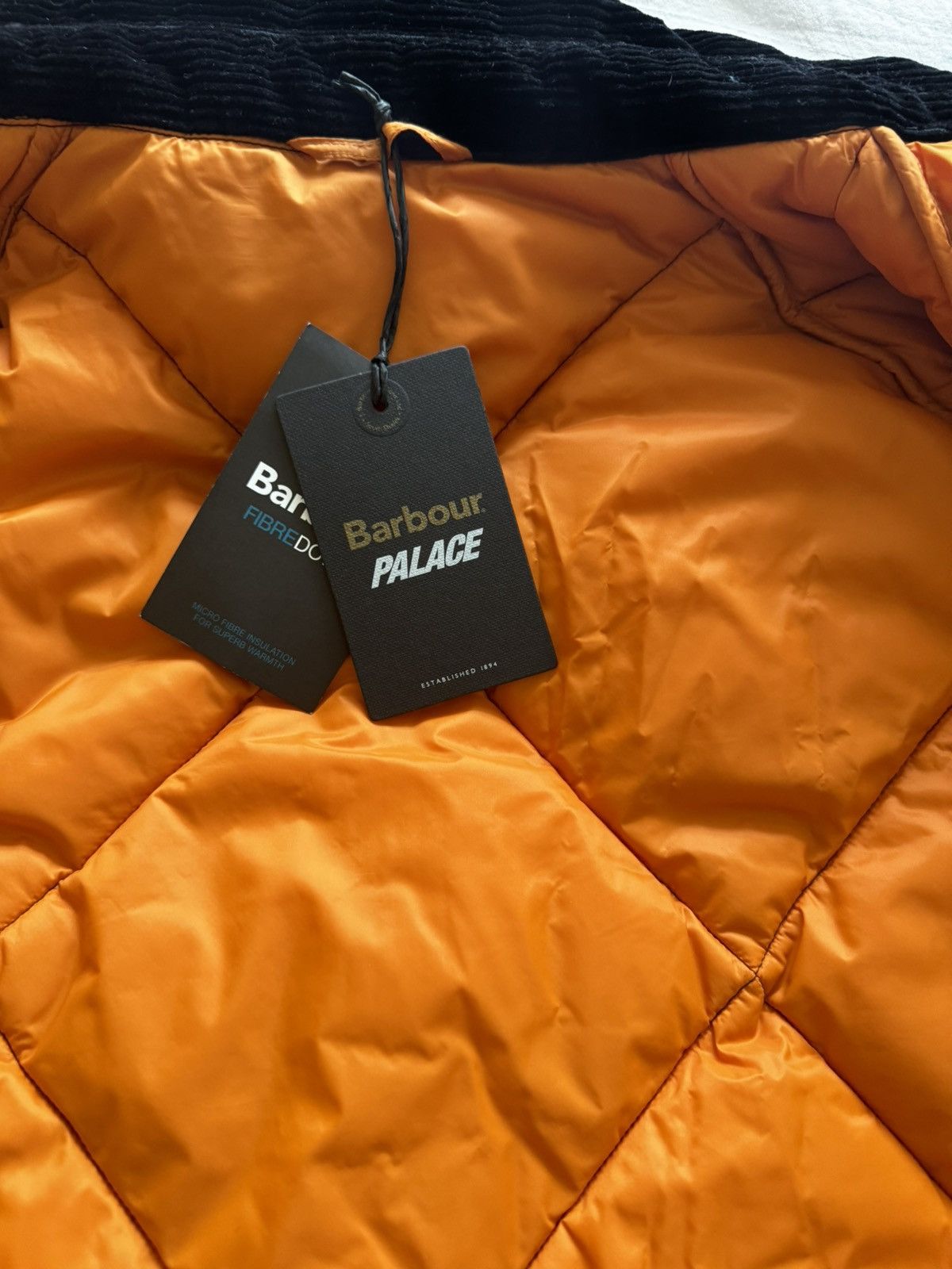 Barbour × Palace Barbour x Palace Quilted Jacket – Black Size US XXL / EU 58 / 5 - 3 Thumbnail